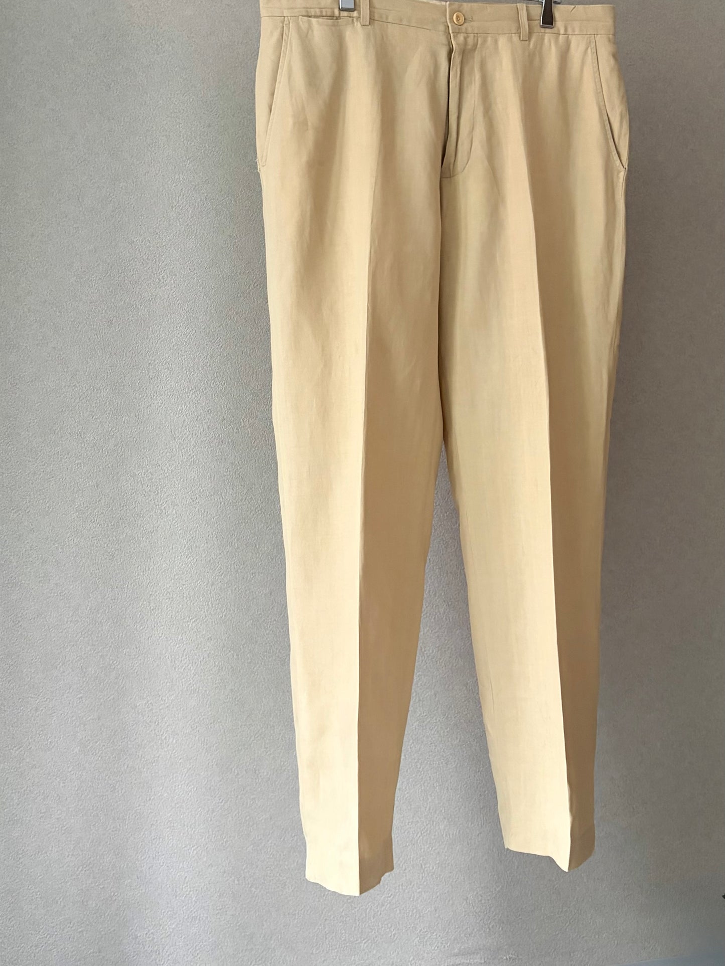 00's Polo Ralph Lauren linen×silk slacks