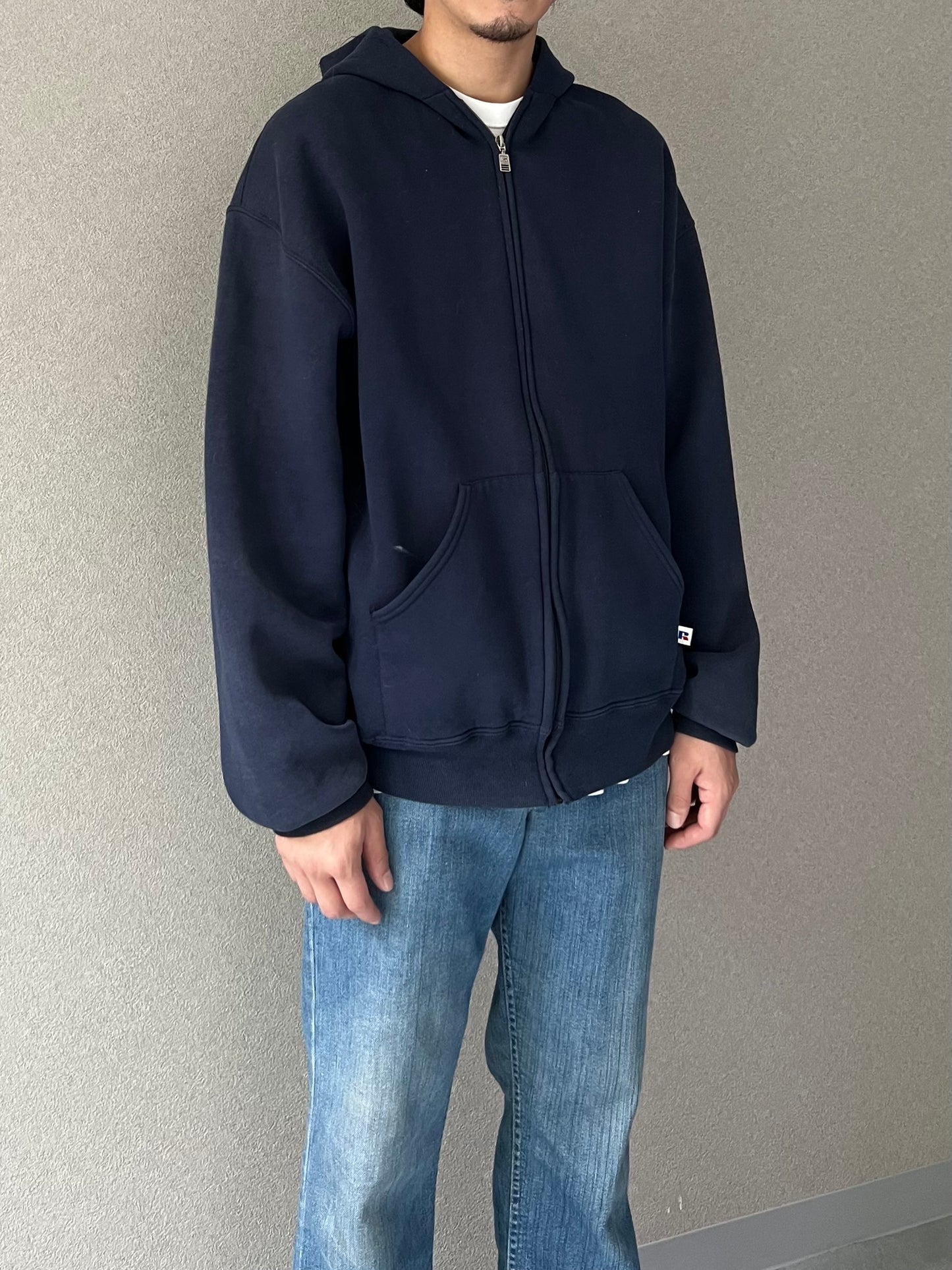 90's RUSSELL sweat zipup sweat hoodie