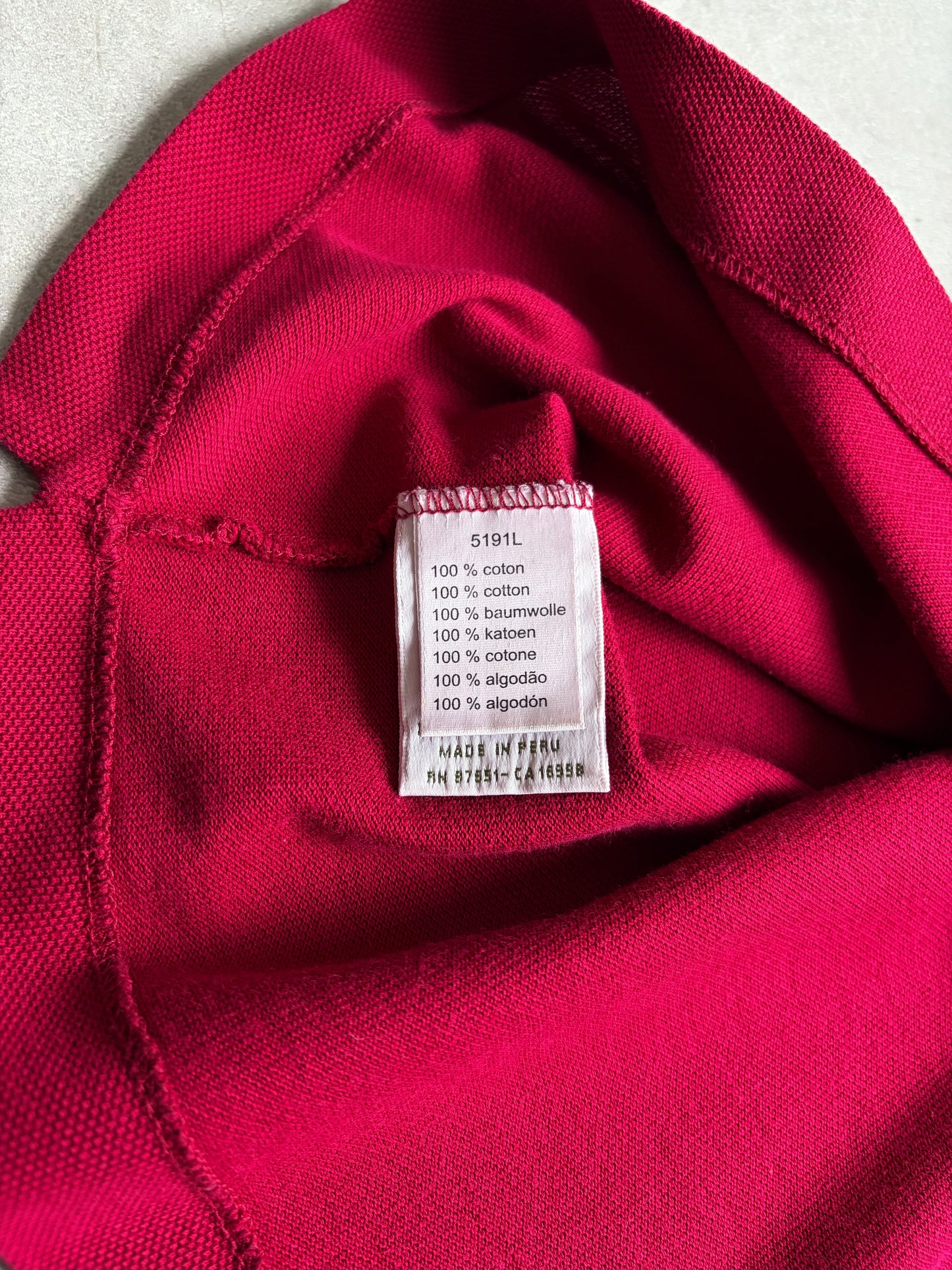 00's LACOSTE polo shirt