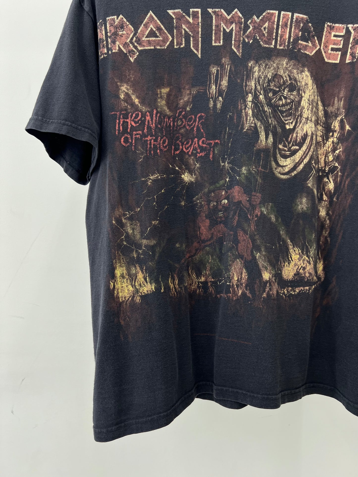 00's IRON MAIDEN music t-shirt