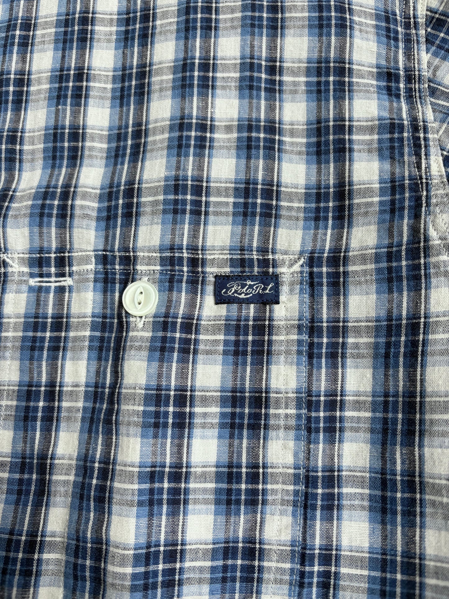 00's Polo Ralph Lauren cotton×linen shirt "DEAD STOCK"