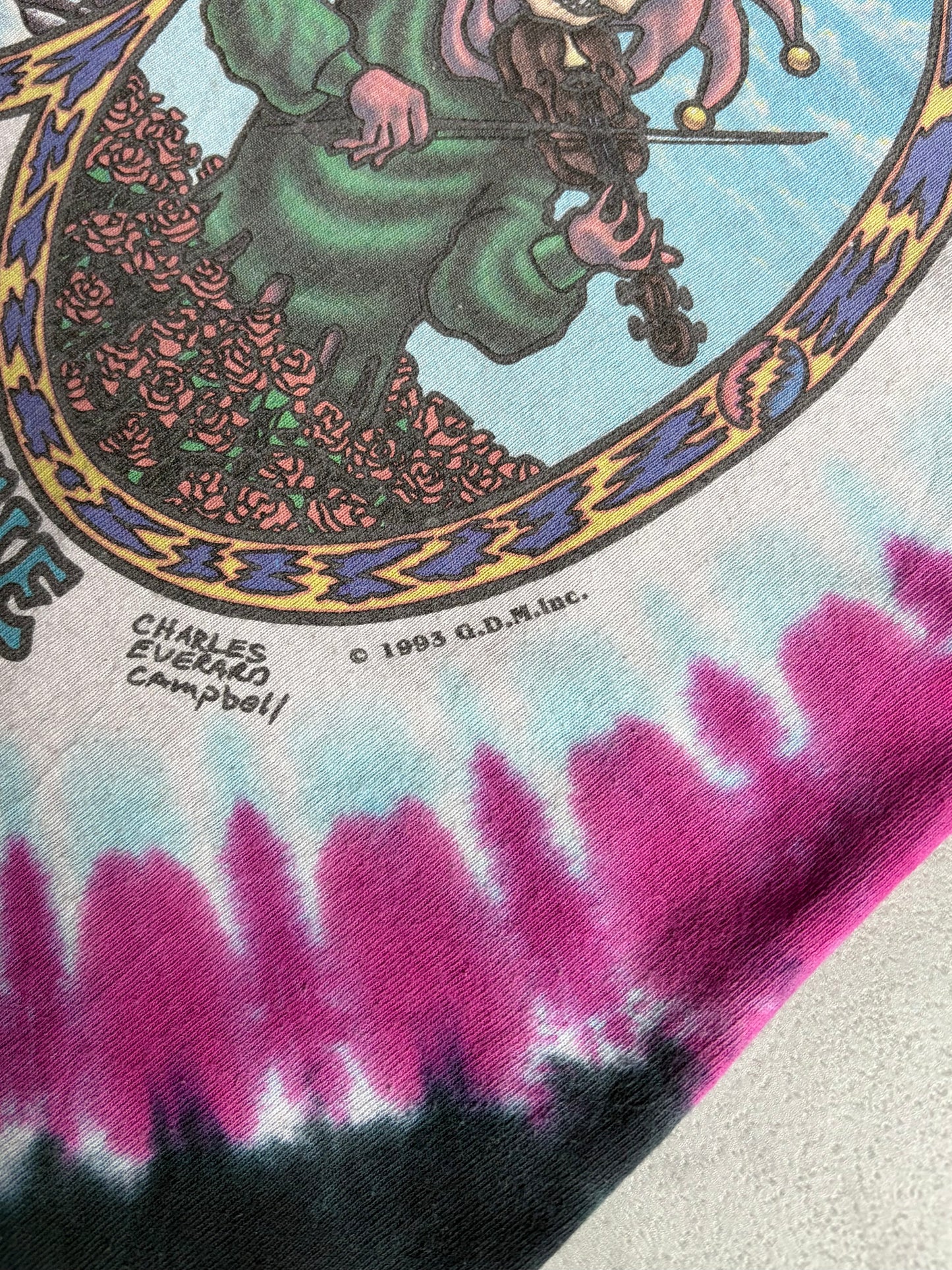 90's GRATEFUL DEAD music t-shirt