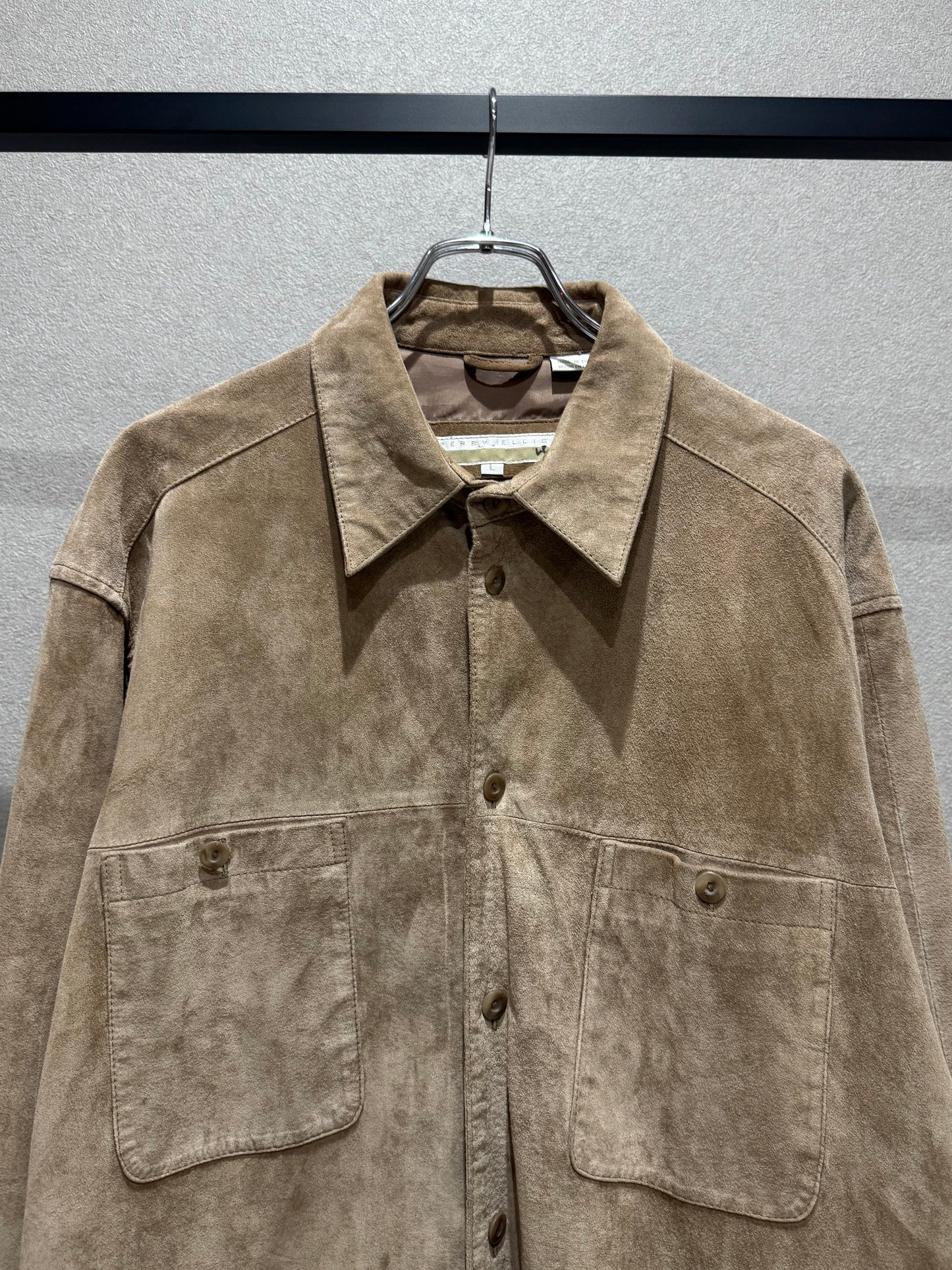 90's PERRY ELLIS leather jacket