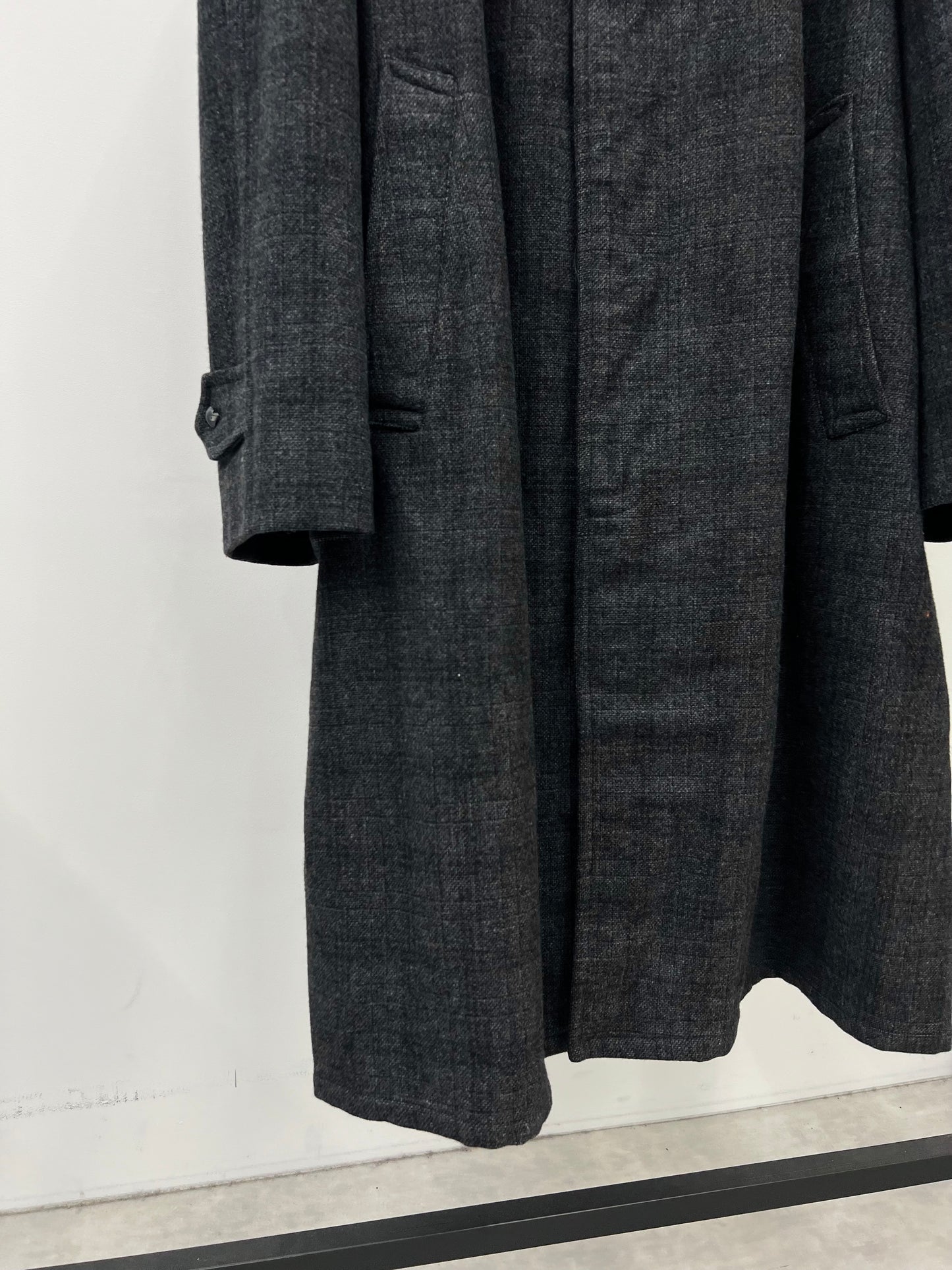 60's Alligator wool balmacaan coat