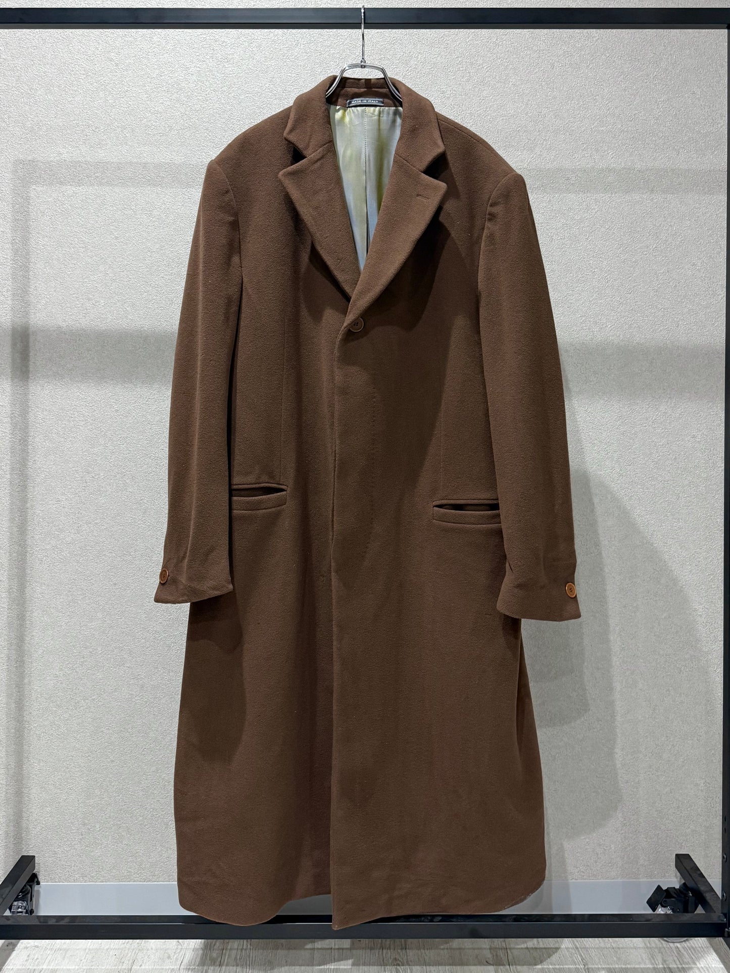 90's VERSACE chester coat "Made in ITALY"