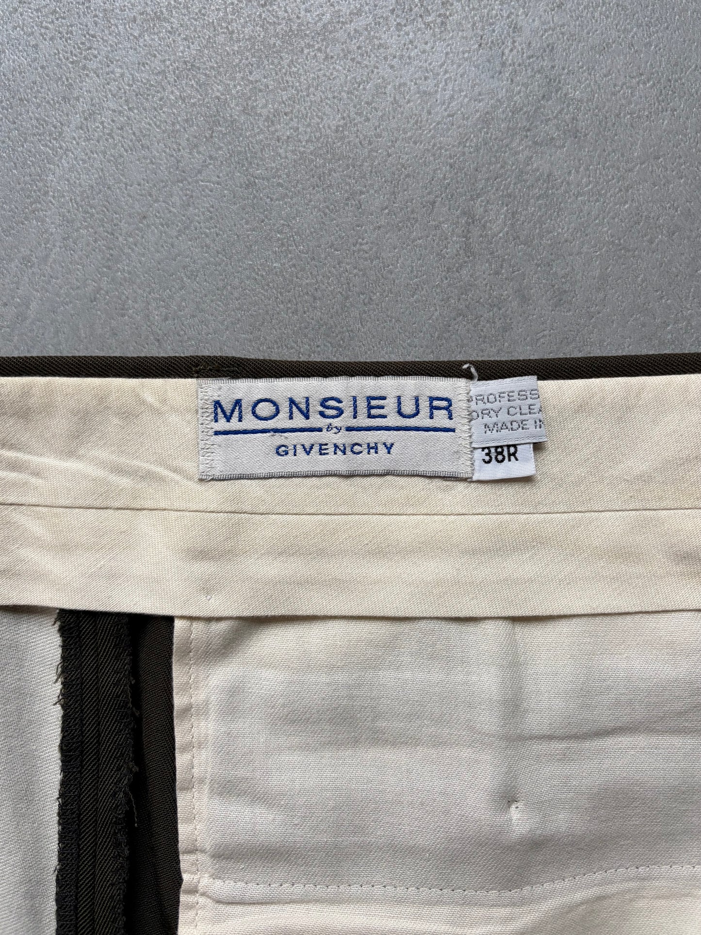 80's GIVENCHY wool slacks "Made in USA"