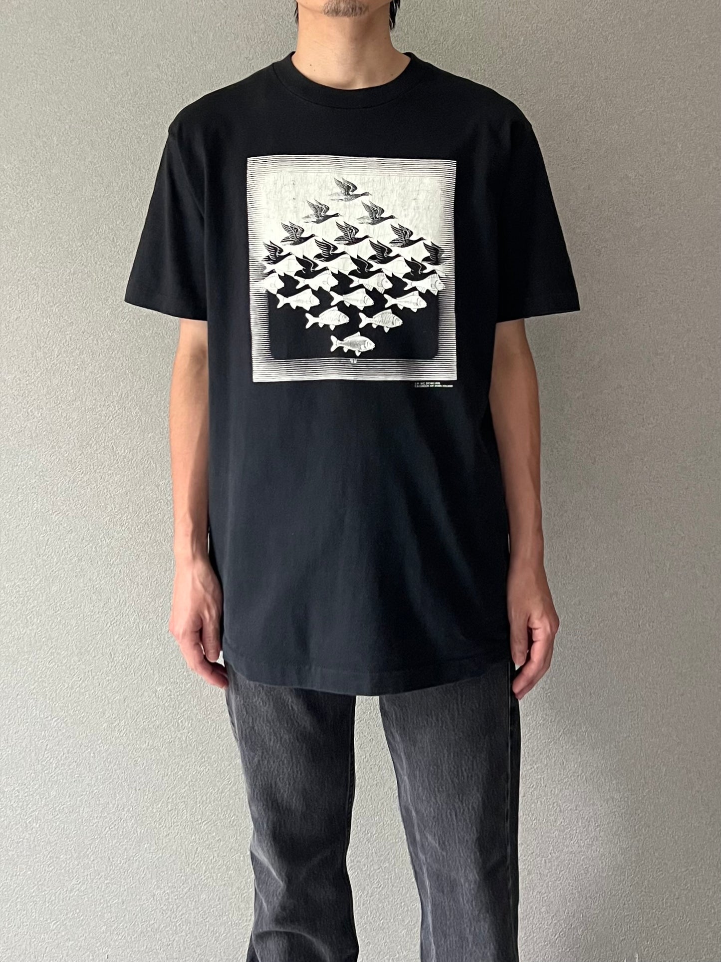 90's M.C.ESCHER HEIRS t-shirt "Made in USA"
