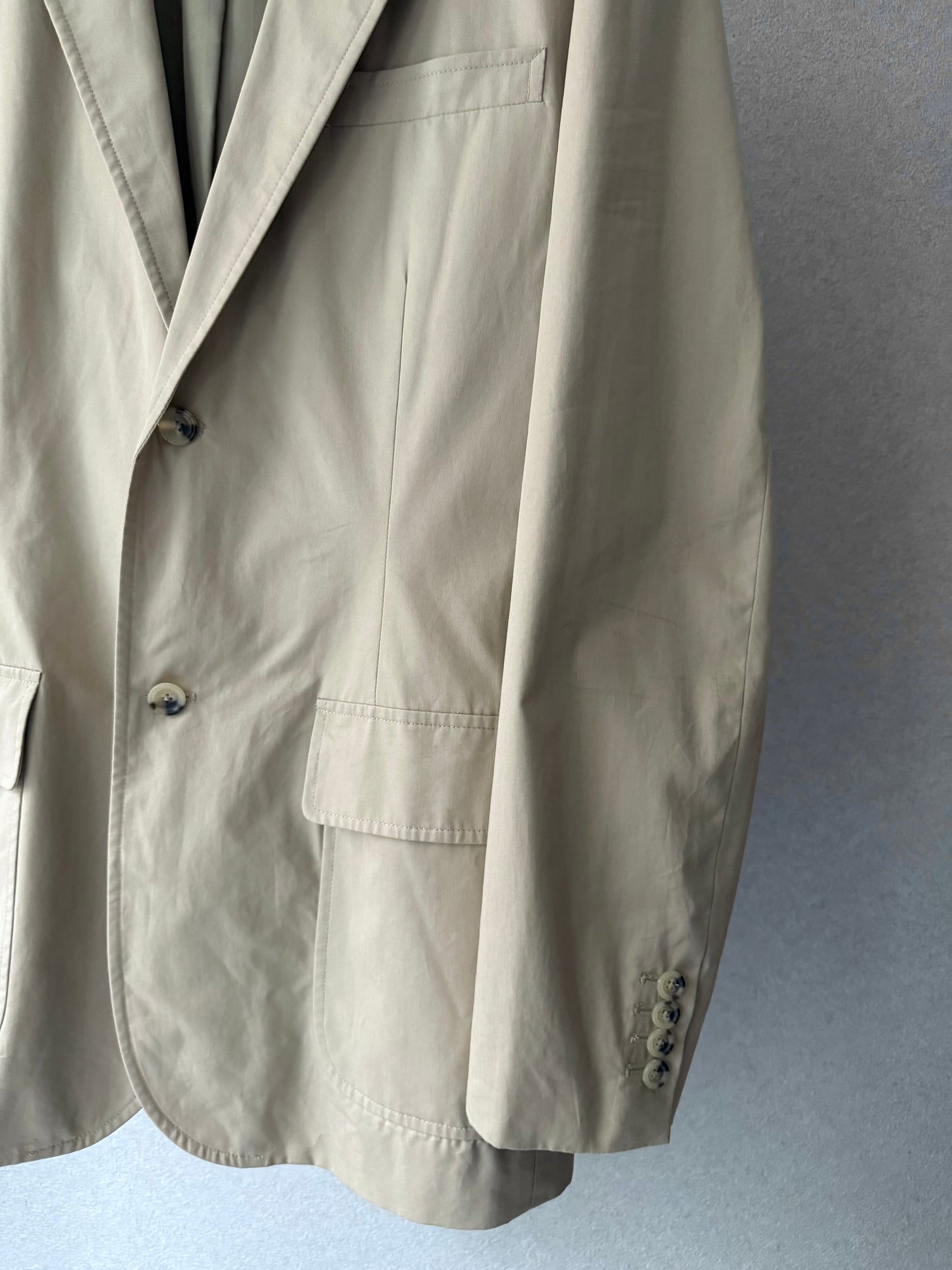 90's Polo Ralph Lauren cotton tailored jacket "Made in MACAU"