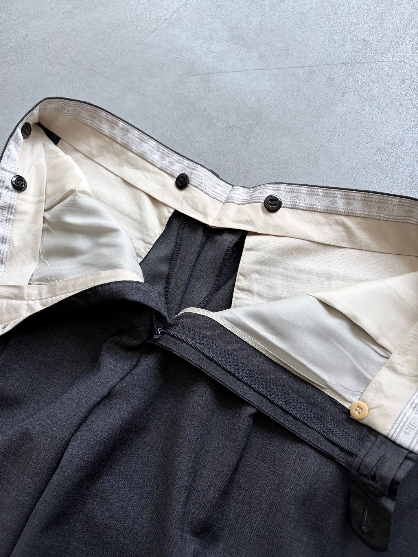 90's Zanella wool slacks "Made in ITALY"