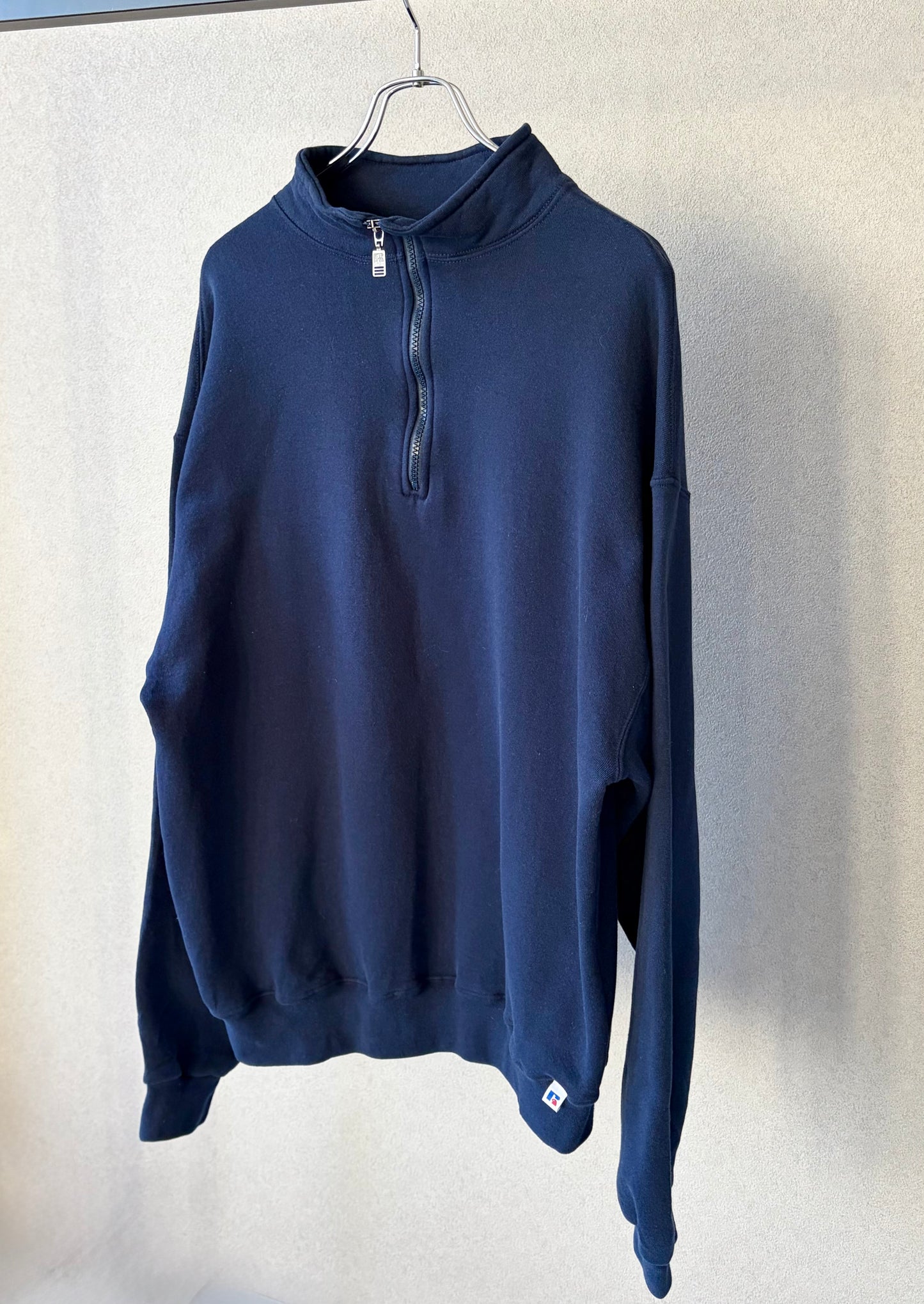 90's RUSSELL half zip sweater