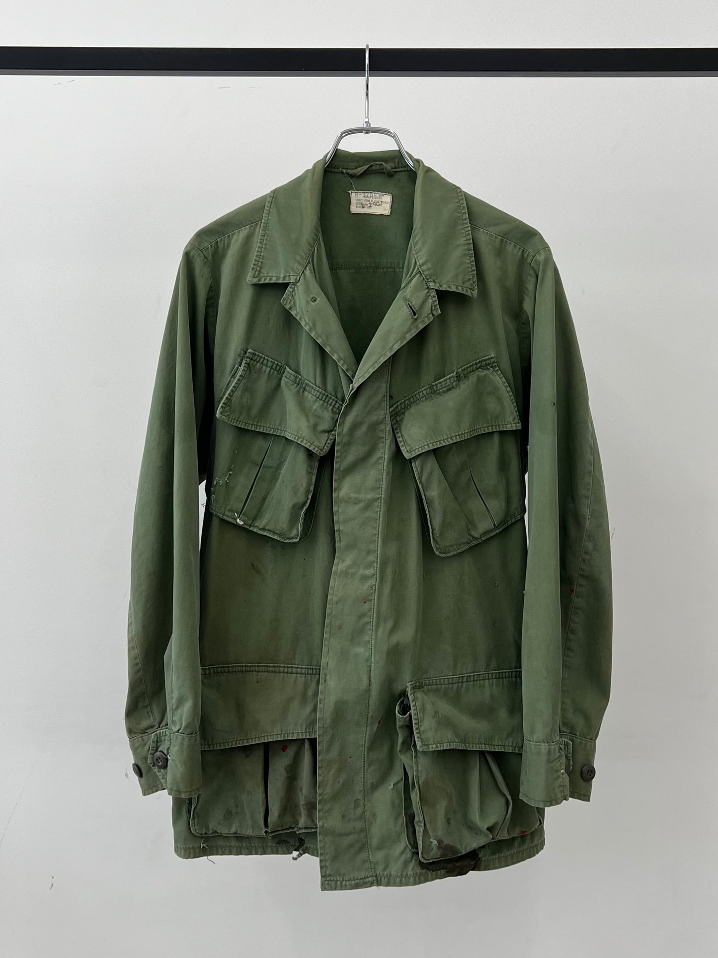 60's US.ARMY jungle fatigue jacket "3rd"