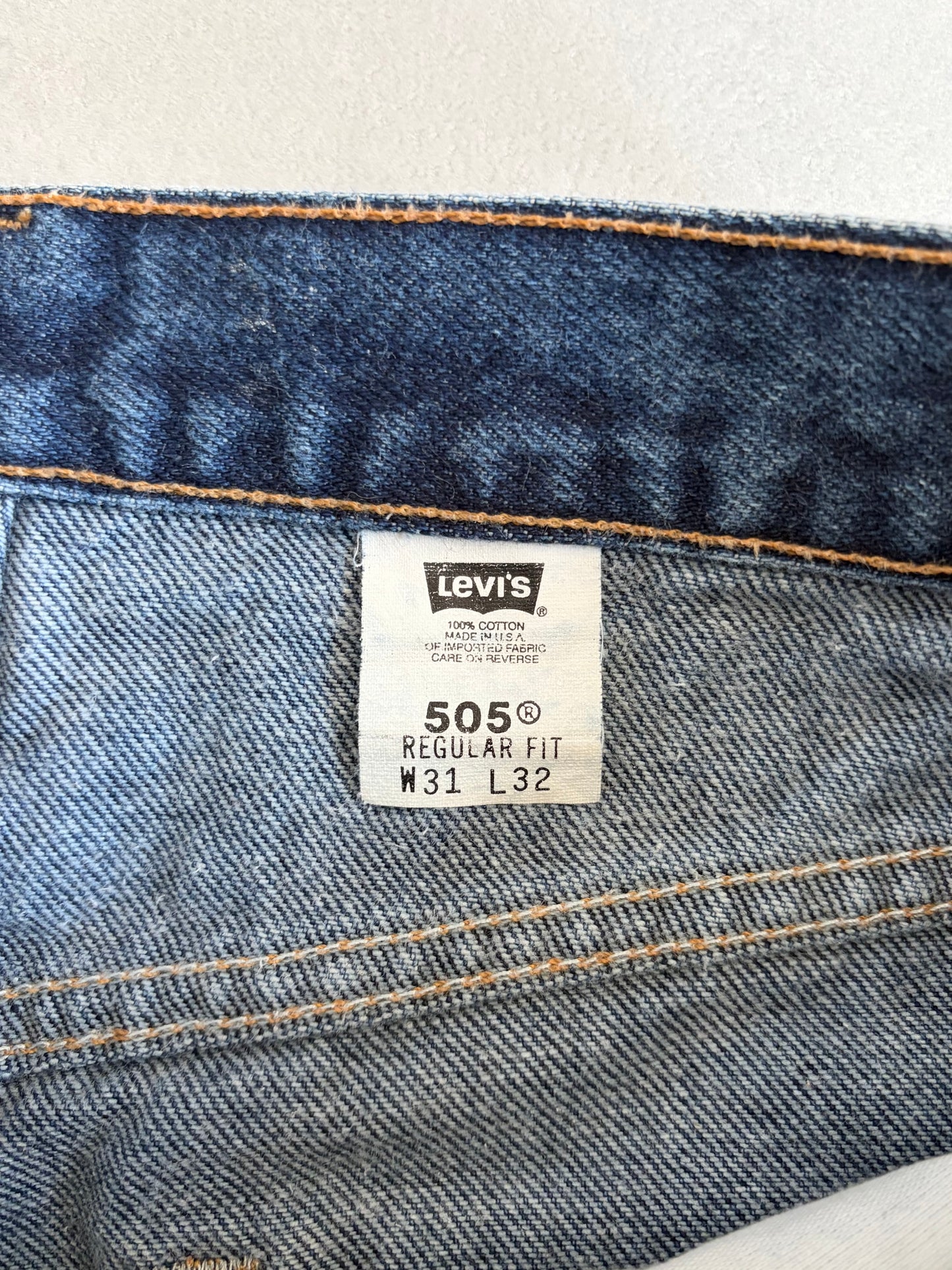 90's Levi's 505 denim pants "Made in USA"