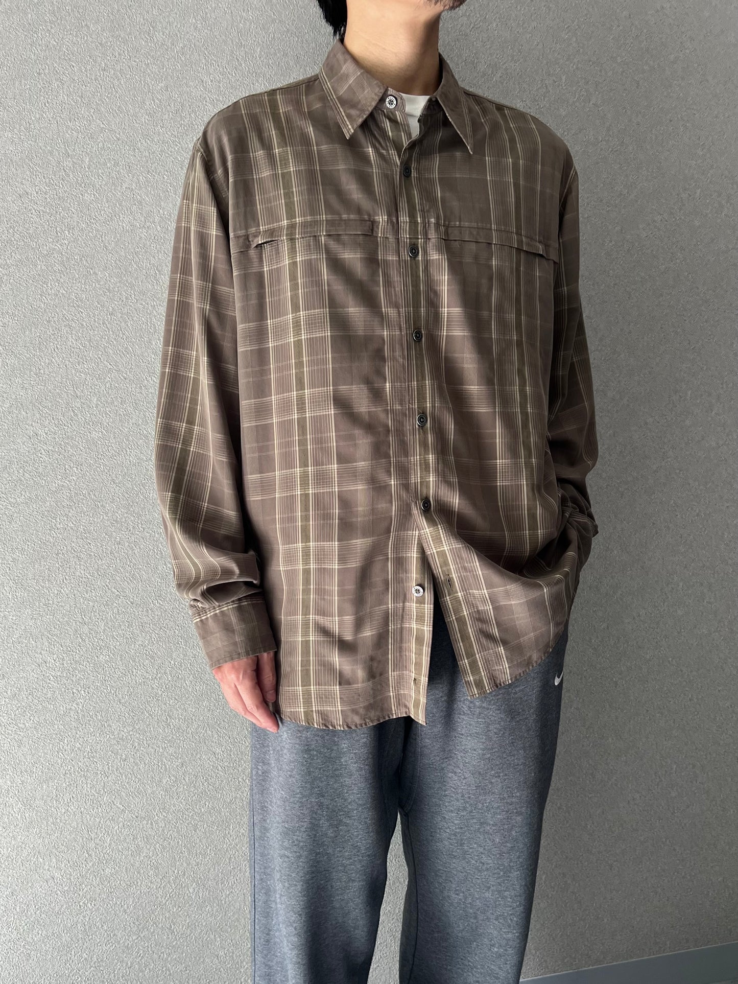 00's ROYAL ROBBINS rayon shirt
