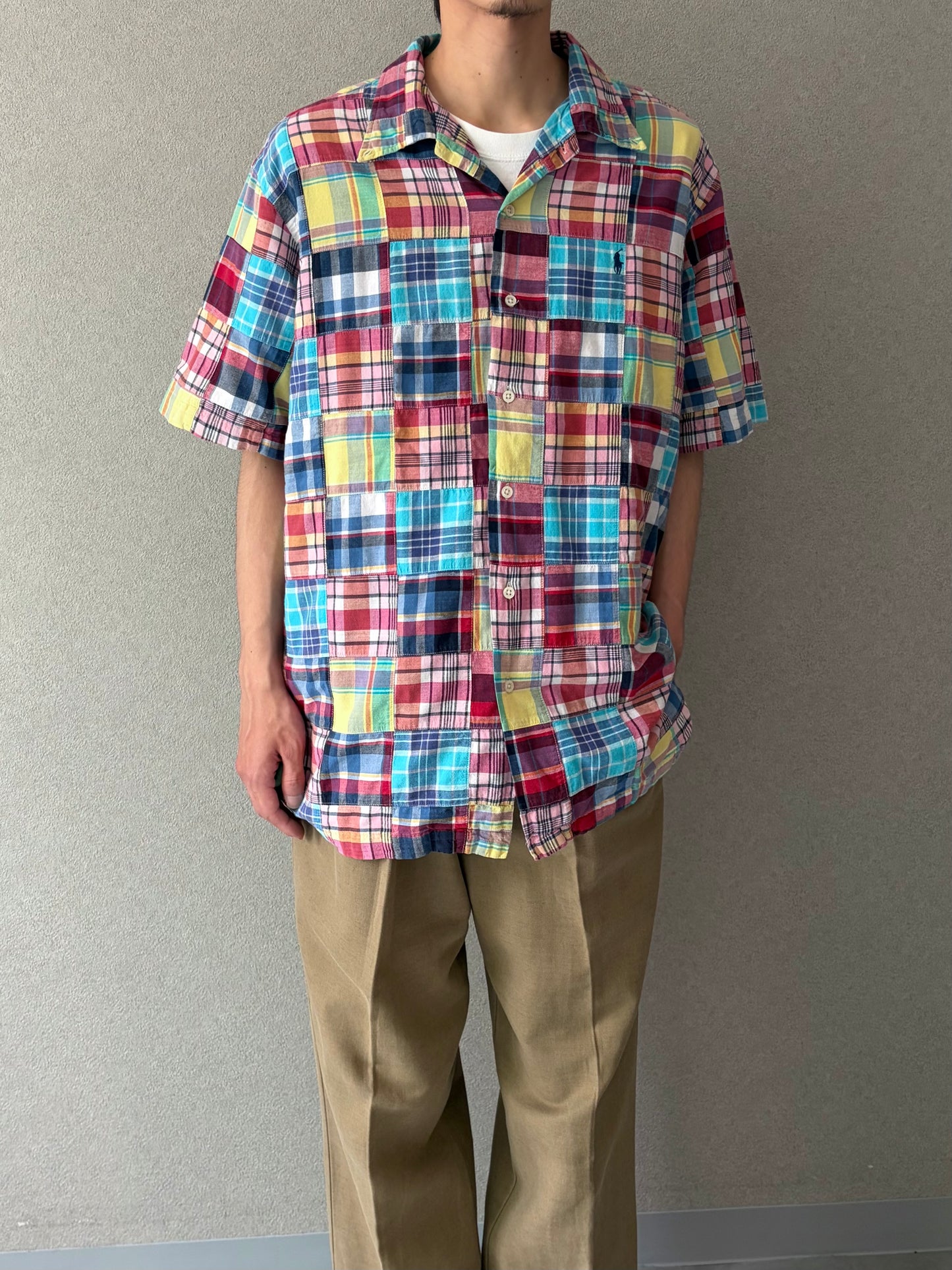 90's Polo Ralph Lauren open collar shirt "ANDY CAMP"