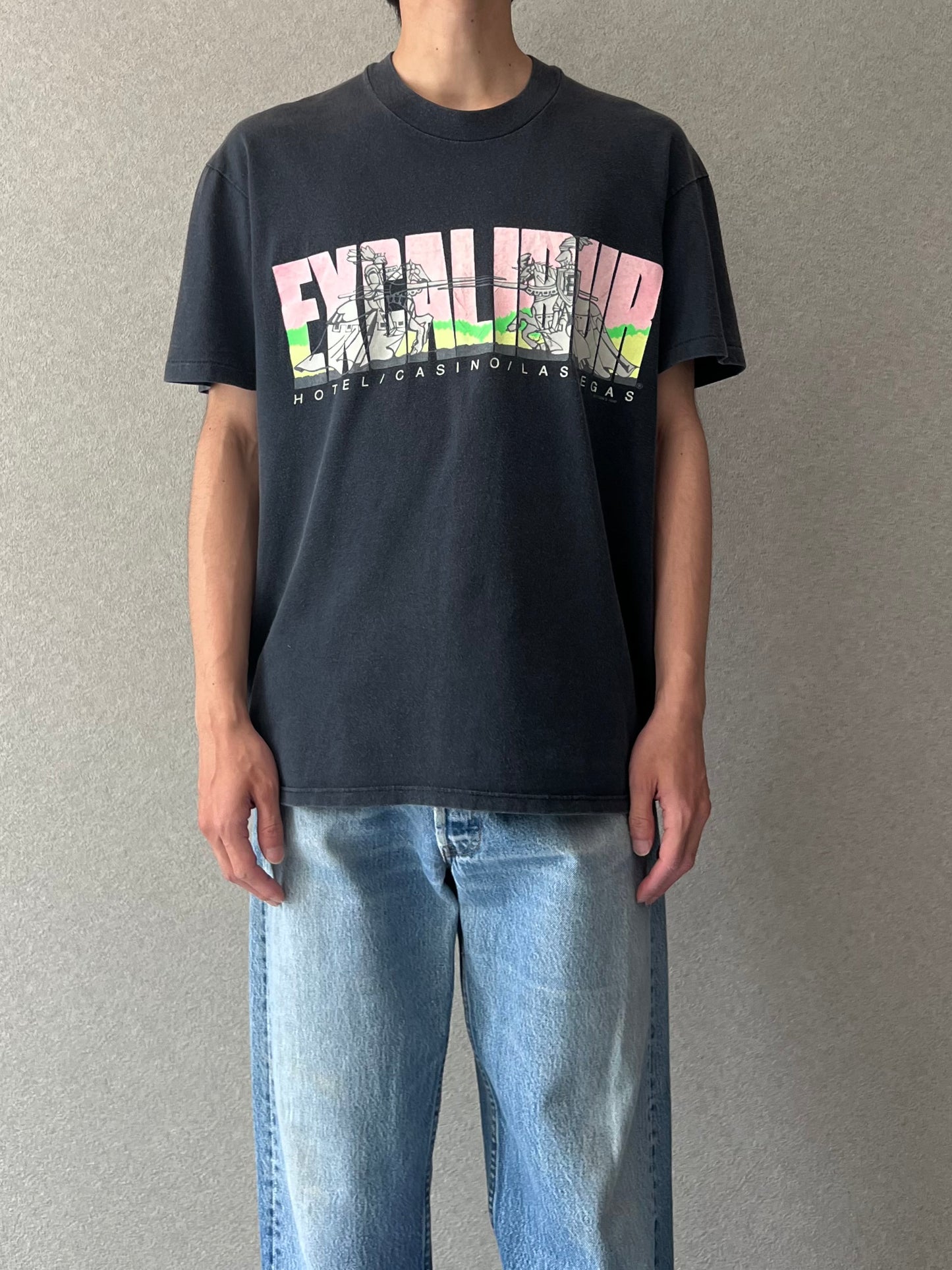 80's EXCALIBUR HOTEL corporate t-shirt "Made in USA"