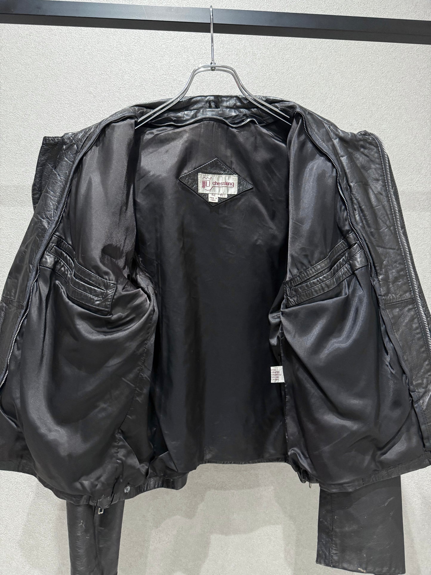 80's Chessking leather jacket