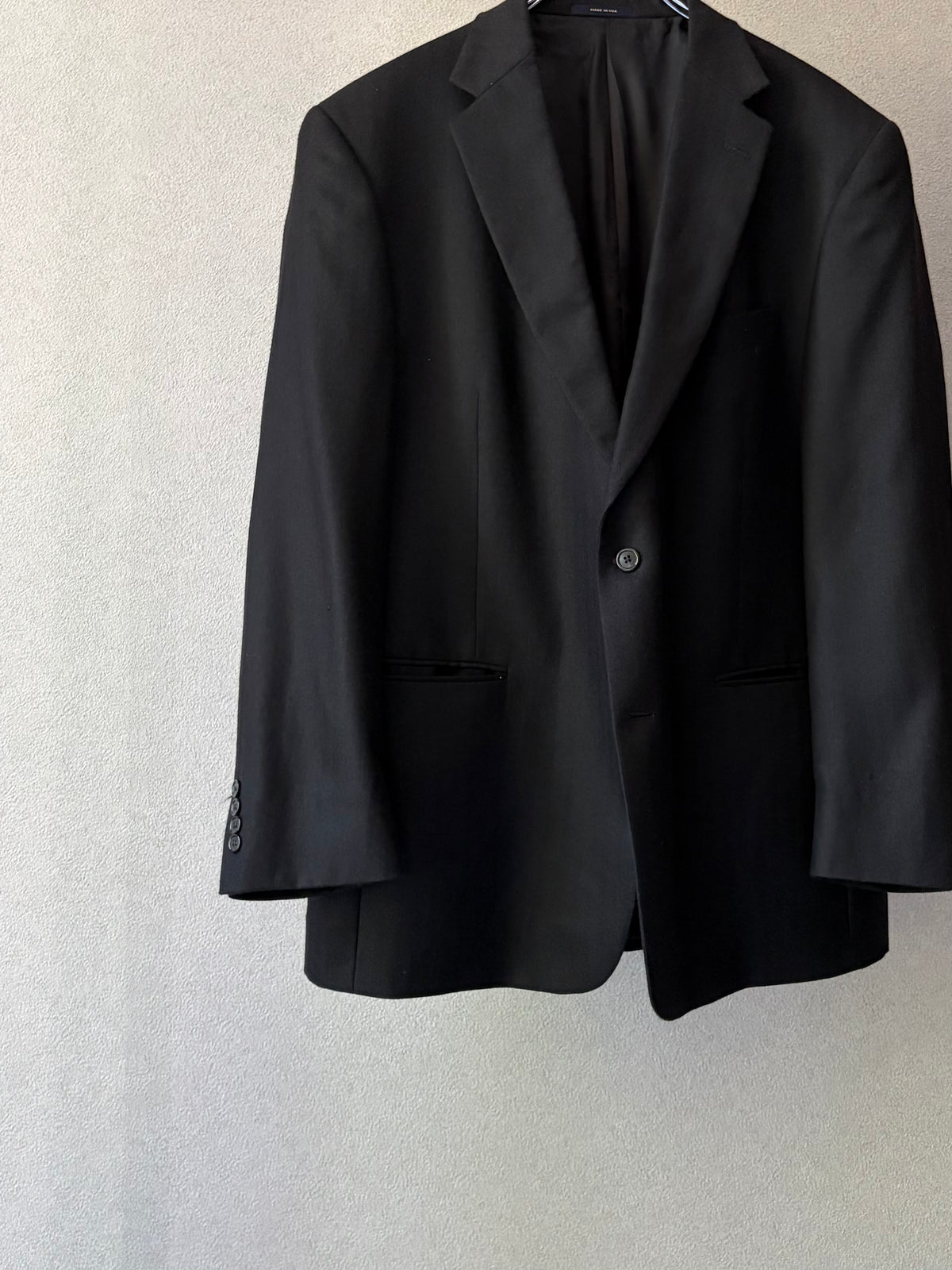 90's Hart Schaffner&Marx × Loro Piana cashmere tailored jacket "Made in USA"