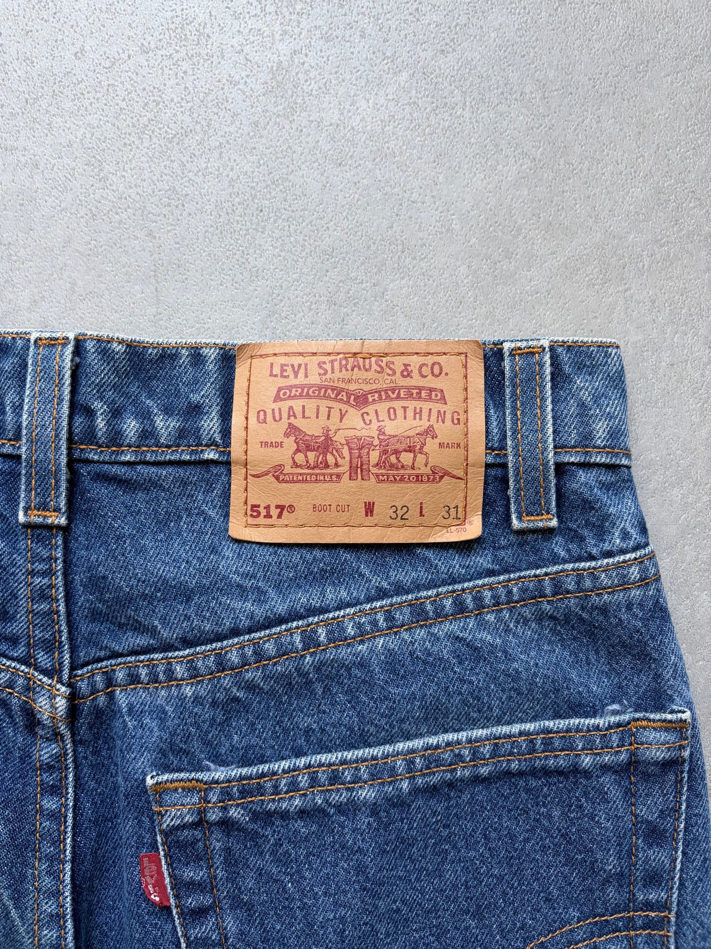 90's Levi's 517 denim pants "Made in USA"