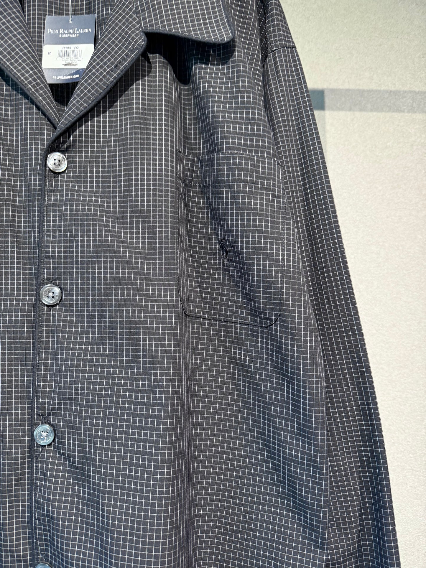 00's Polo Ralph Lauren pajama shirt "DEAD STOCK"