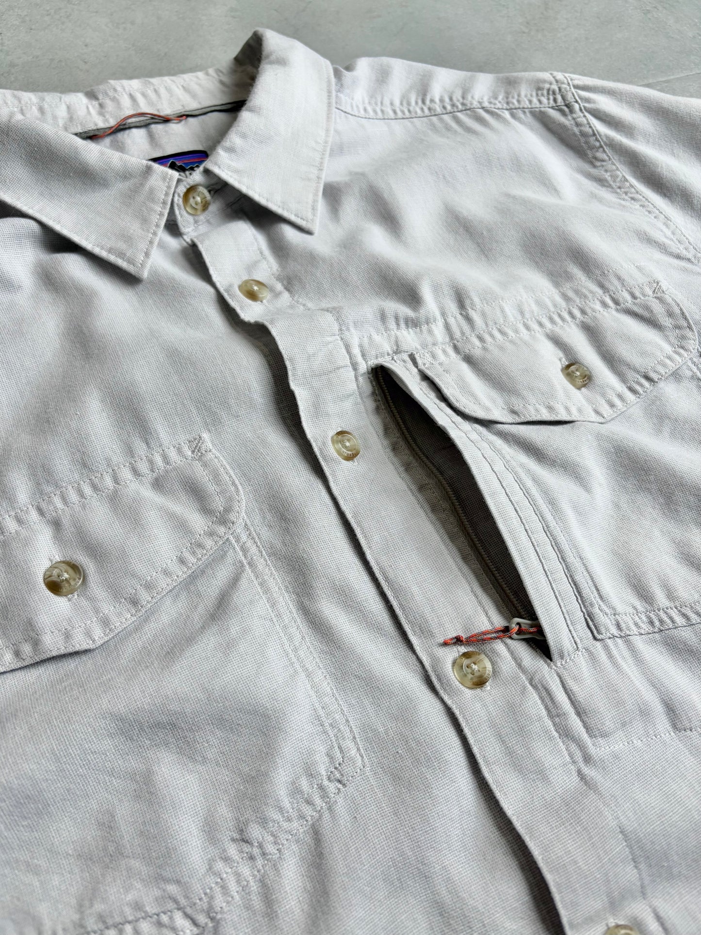 00's patagonia fishing shirt