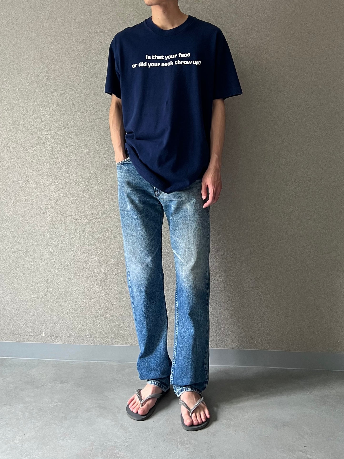 90's UNKNOWN message t-shirt "Made in USA"