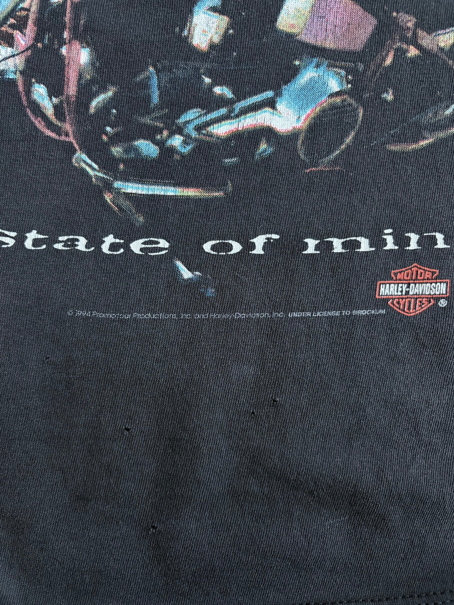 90's The Rolling Stones × Harley-Davidson t-shirt "Made in USA"