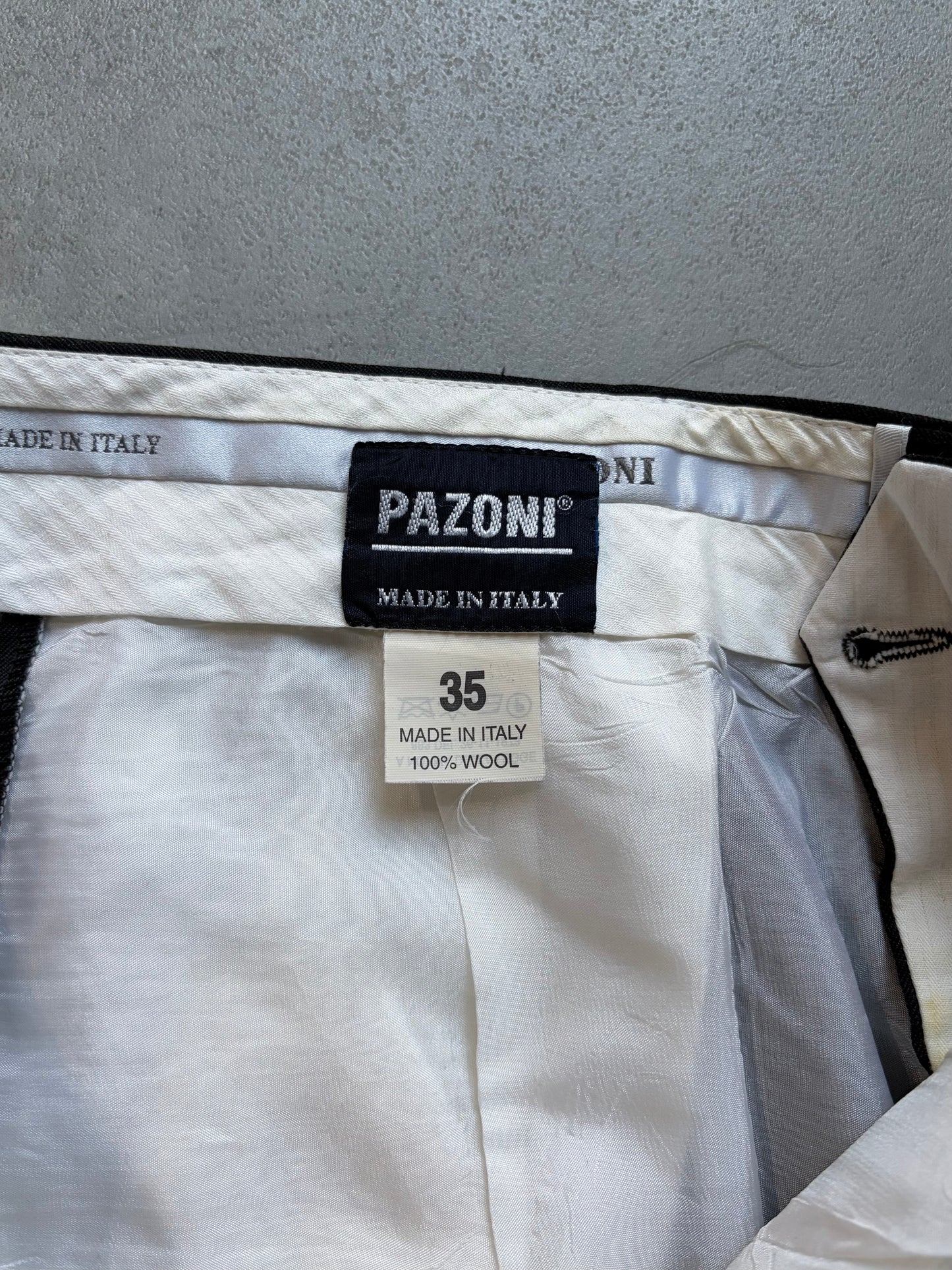 90's PAZONI wool slacks "Made in ITALY"