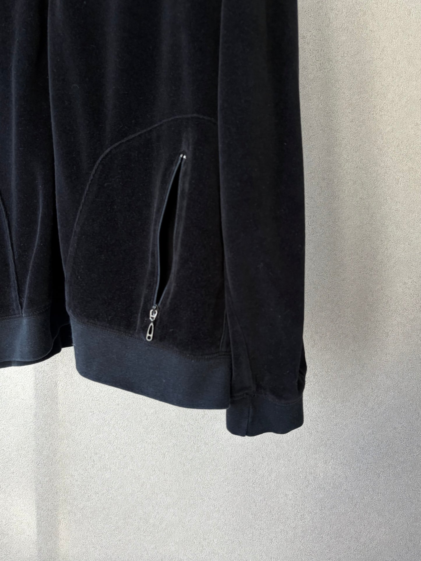 00's mossimo velours hoodie
