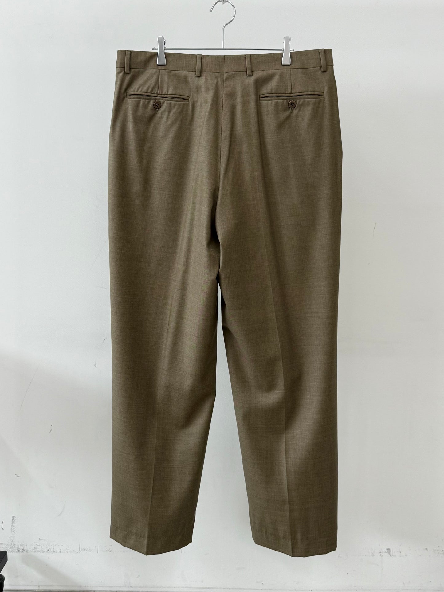 00's Zanella × Loro Piana wool slacks "Made in ITALY