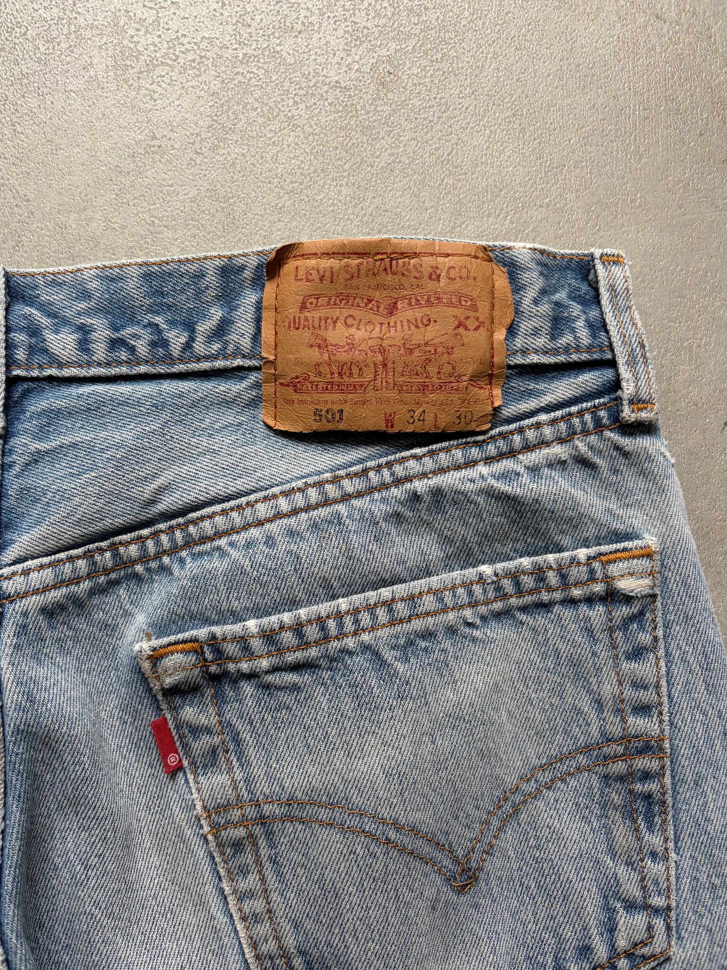 90's Levi's 501 denim pants "Made in USA"