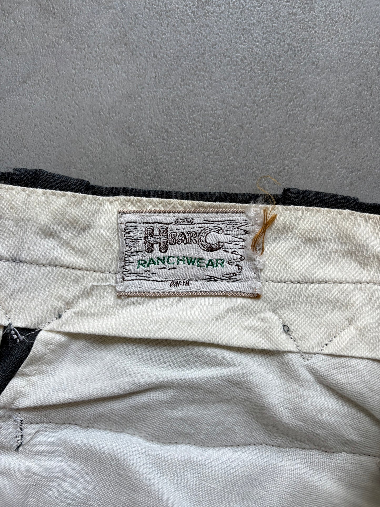 70's H BAR C western slacks