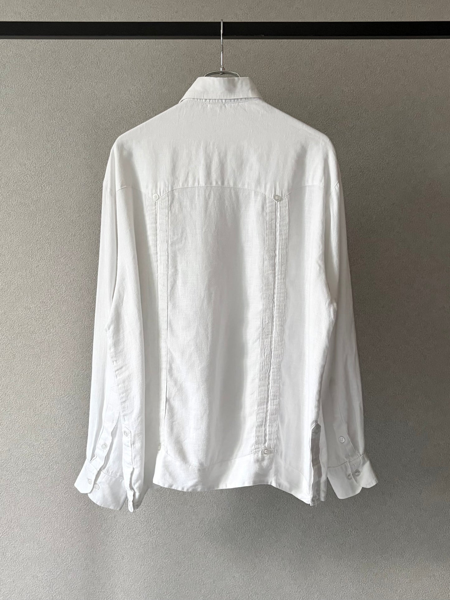 80's〜 UNKNOWN linen guayabear shirt