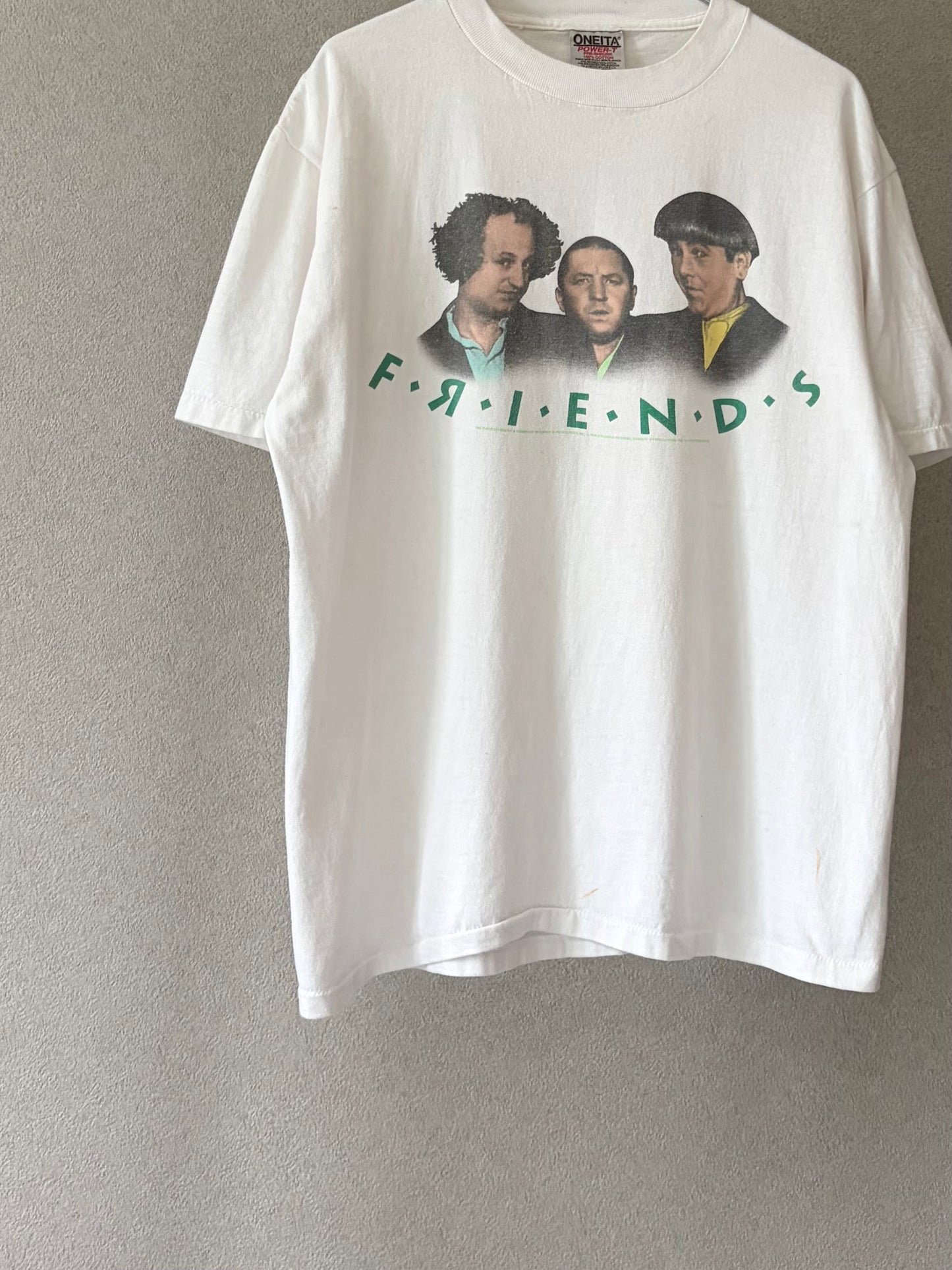 90's The Three Stooges FRIENDS parody t-shirt