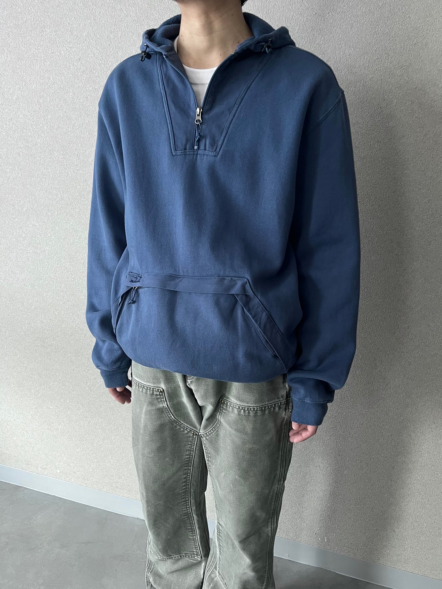 00's  Cabela’s anorak style sweat hoodie
