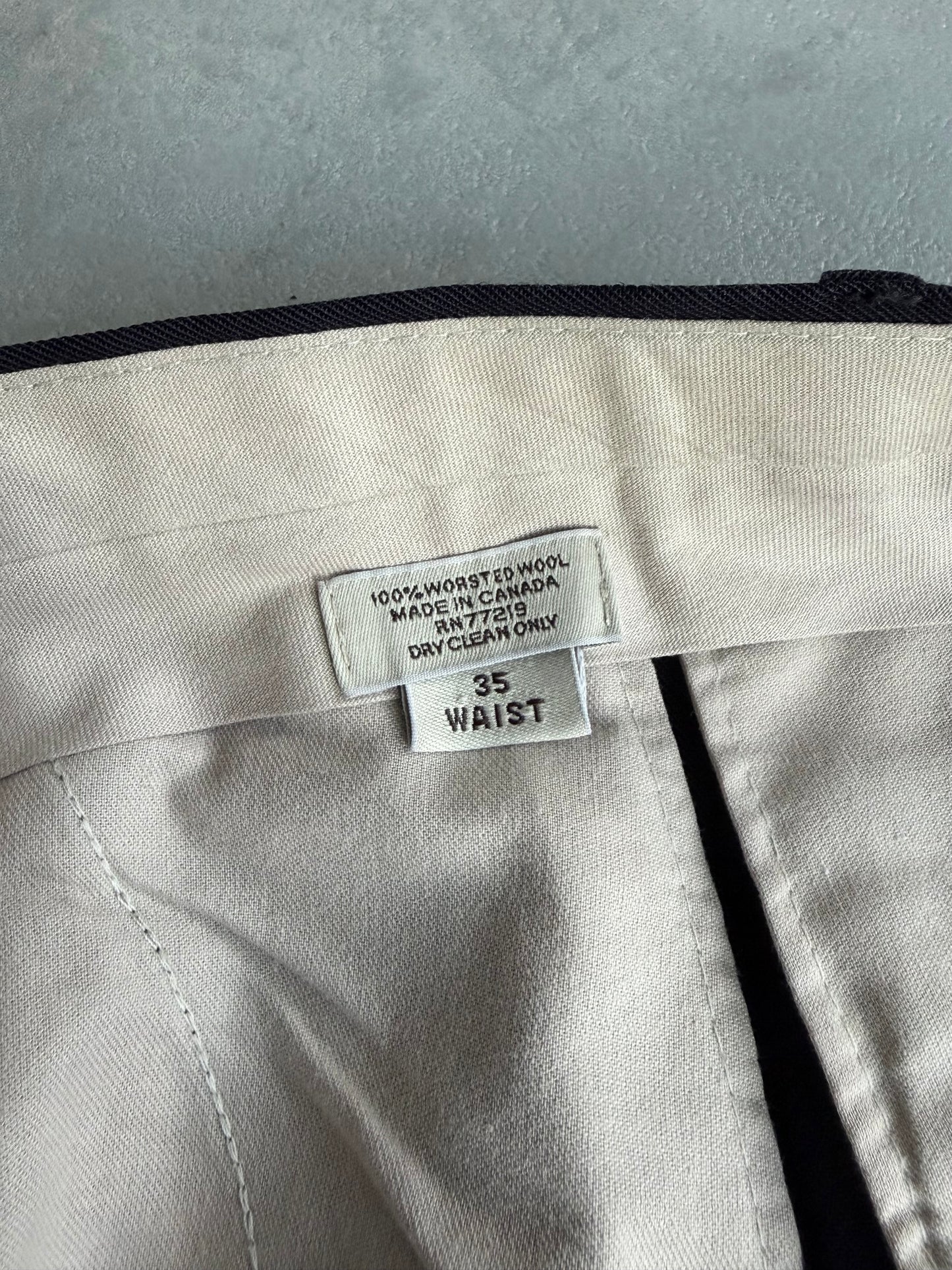 90's PRONTO UOMO wool slacks "Made in CANADA"