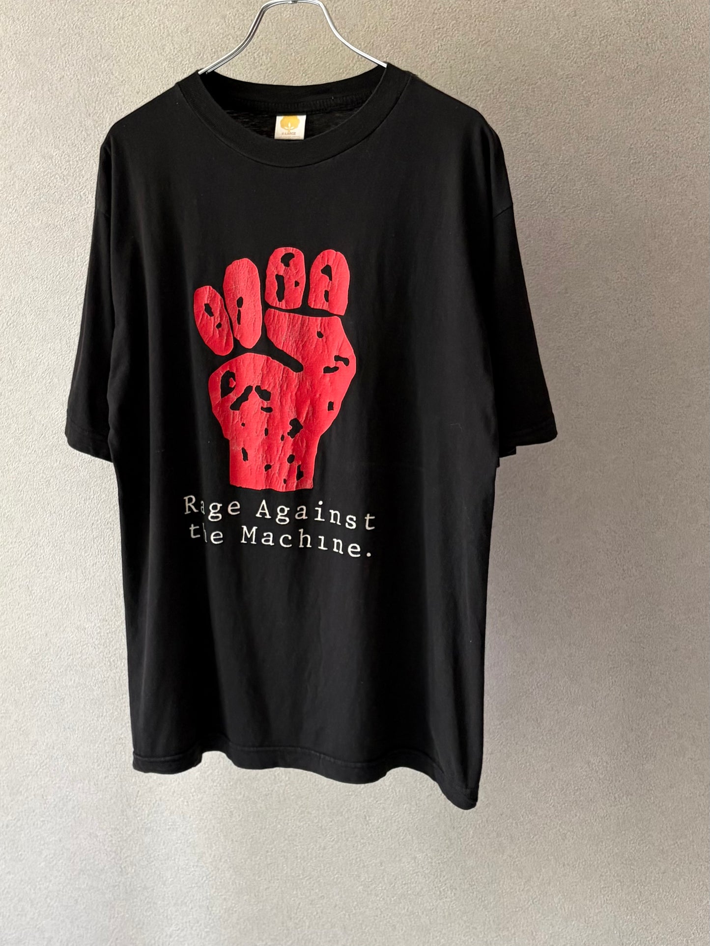 90's〜 RAGE AGAINST THE MACHINE music t-shirt