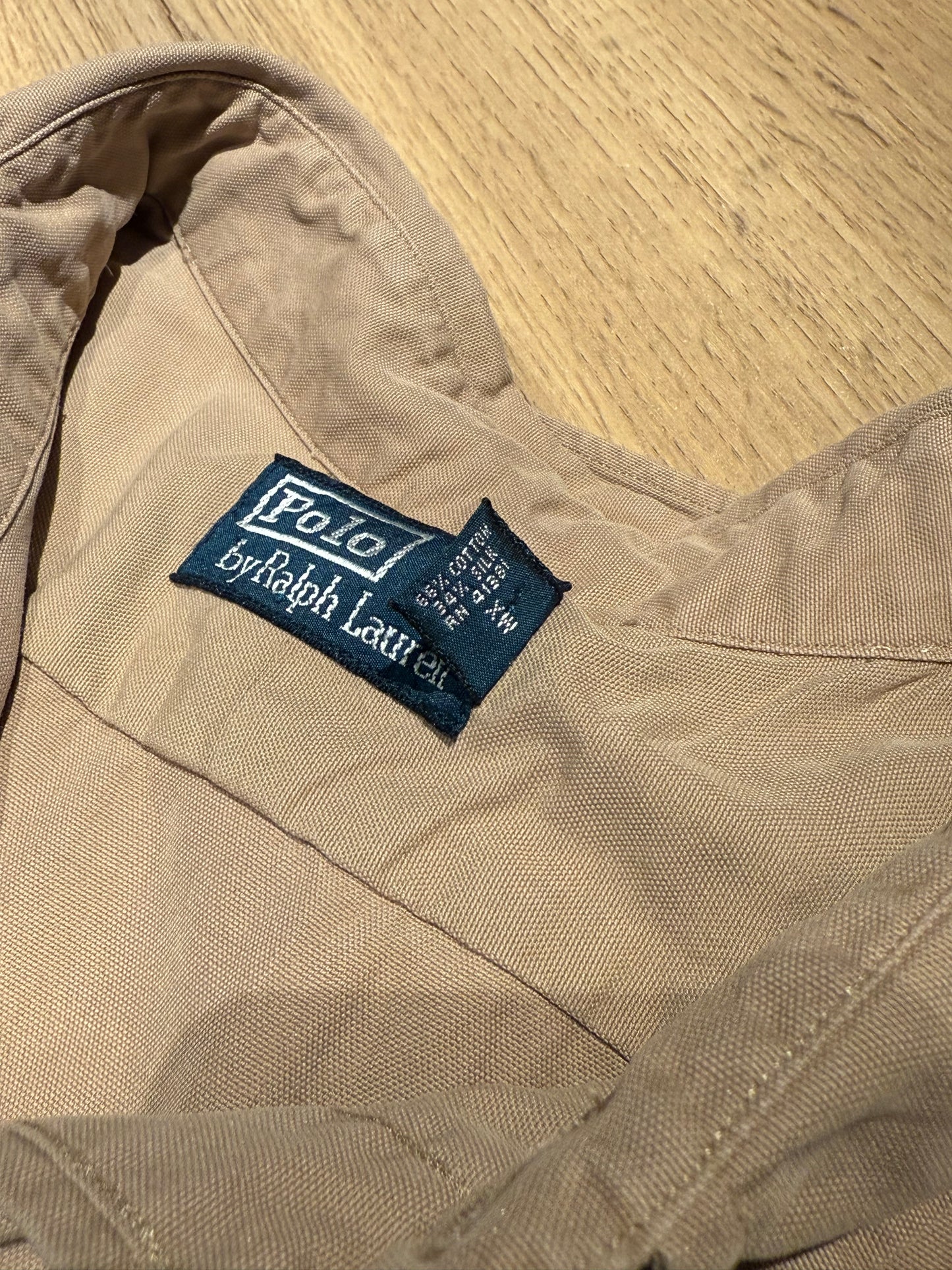 90's Polo Ralph Lauren silk x cotton work shirt