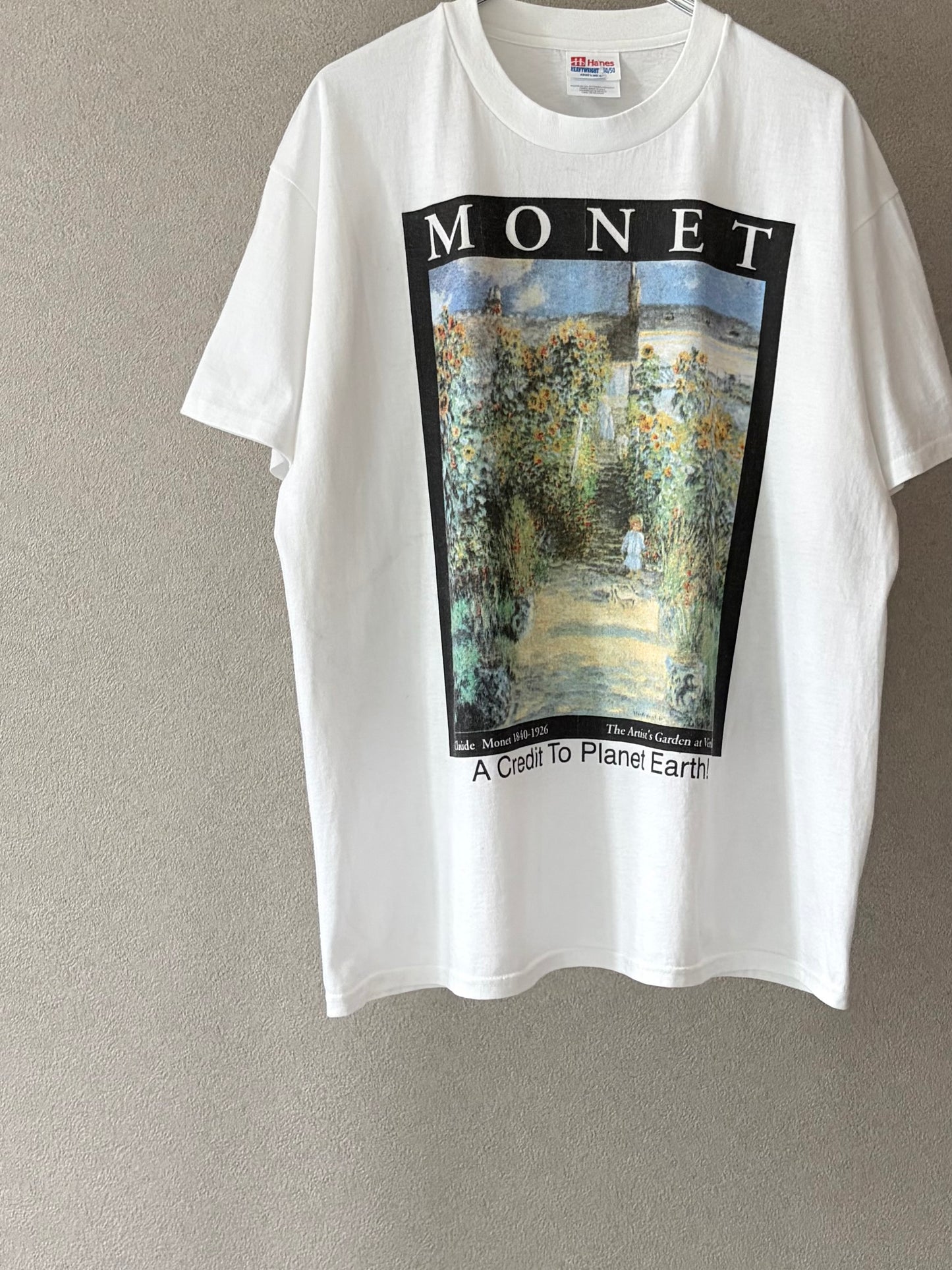 90's〜 CLAUDE MONET art t-shirt