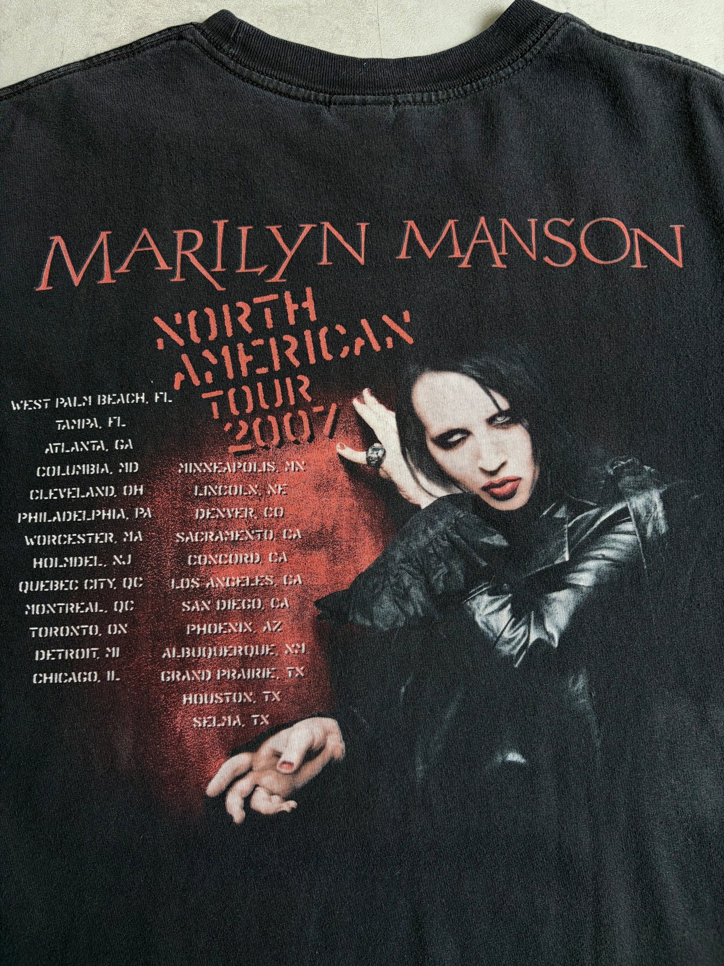 00's MARILYN MANSON music t-shirt