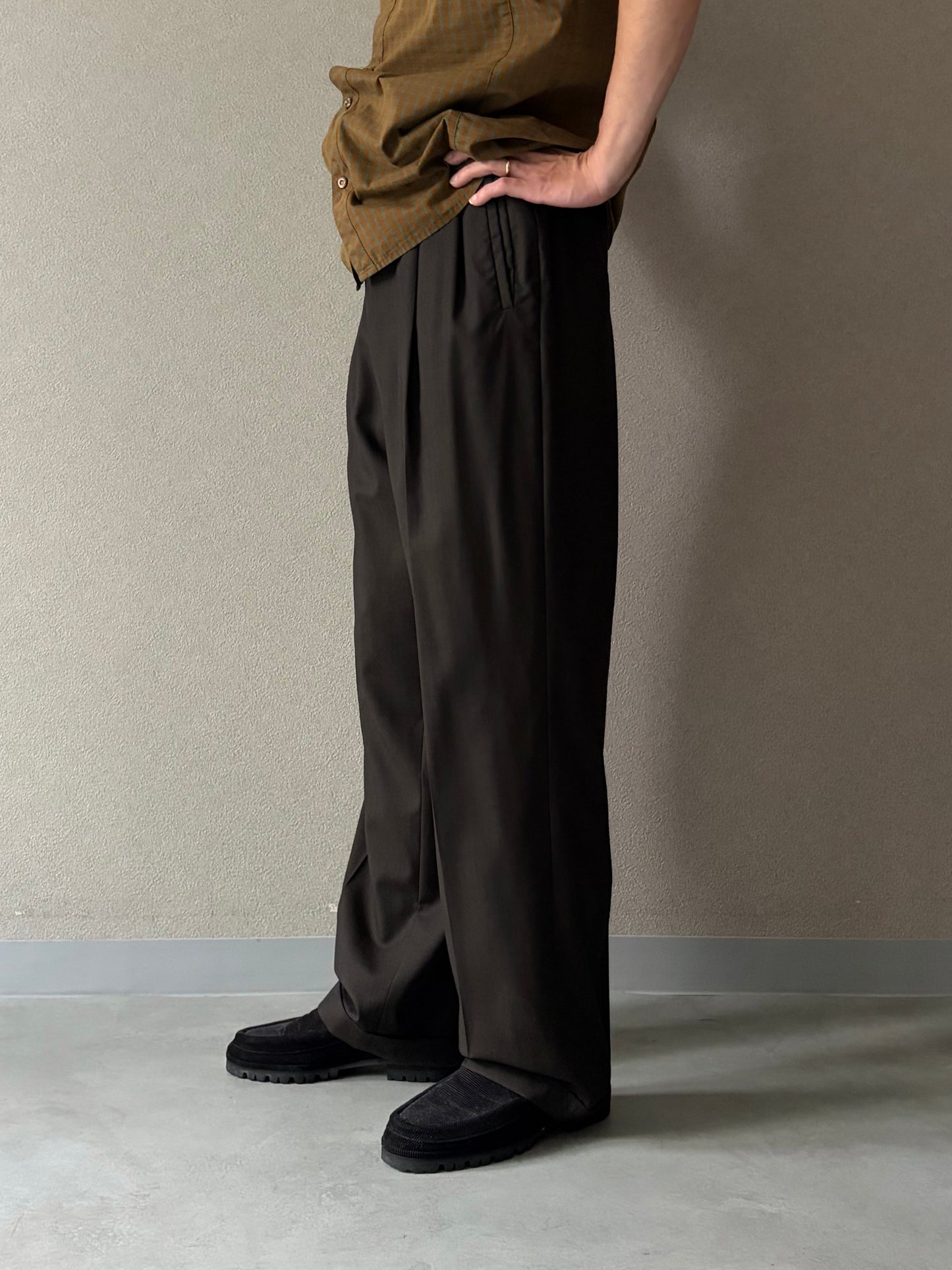 80's〜 Zanella wool slacks "Made in ITALY"