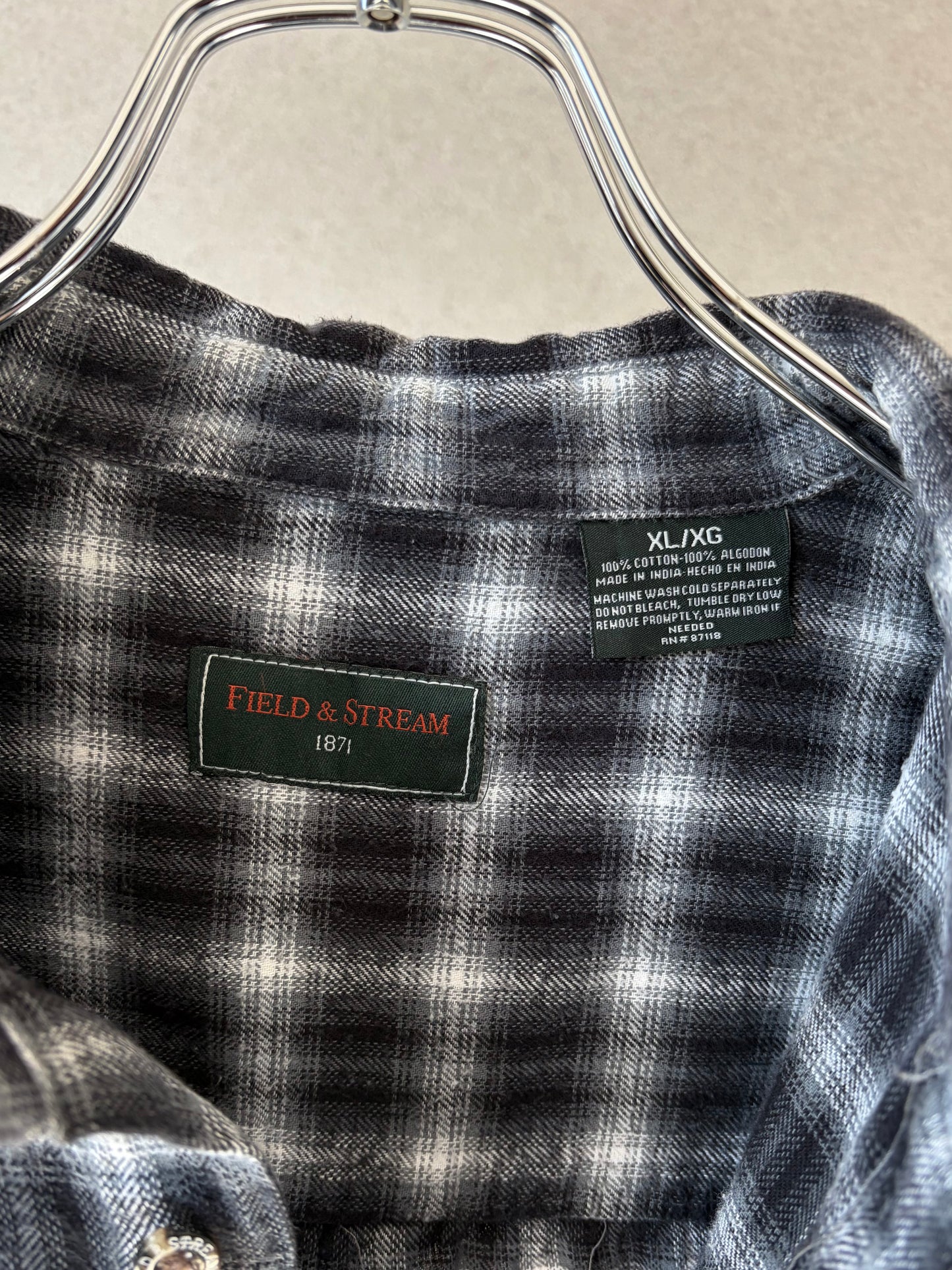 00's FIELD&STREAM flannel shirt