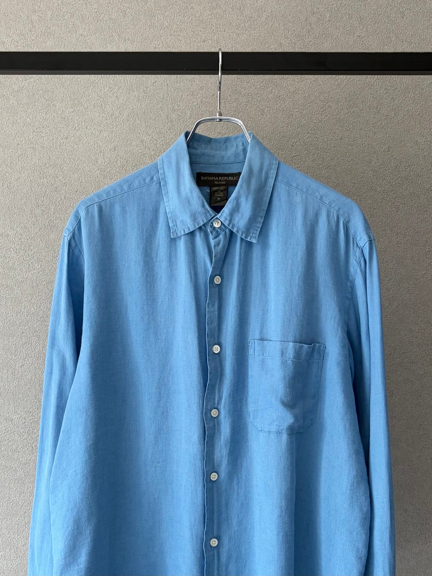 00's BANAN REPUBLIC linen shirt