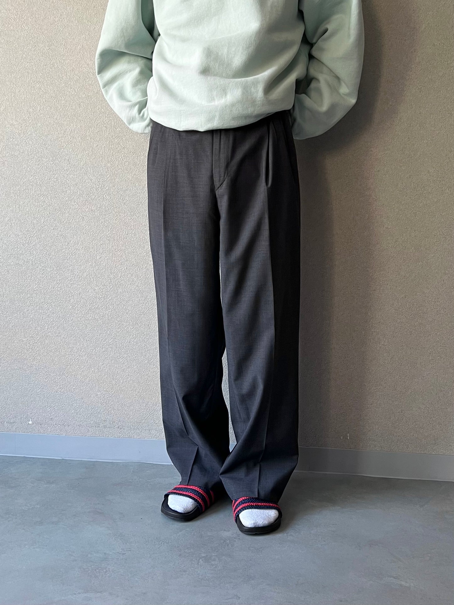 90's Zanella wool slacks "Made in ITALY"