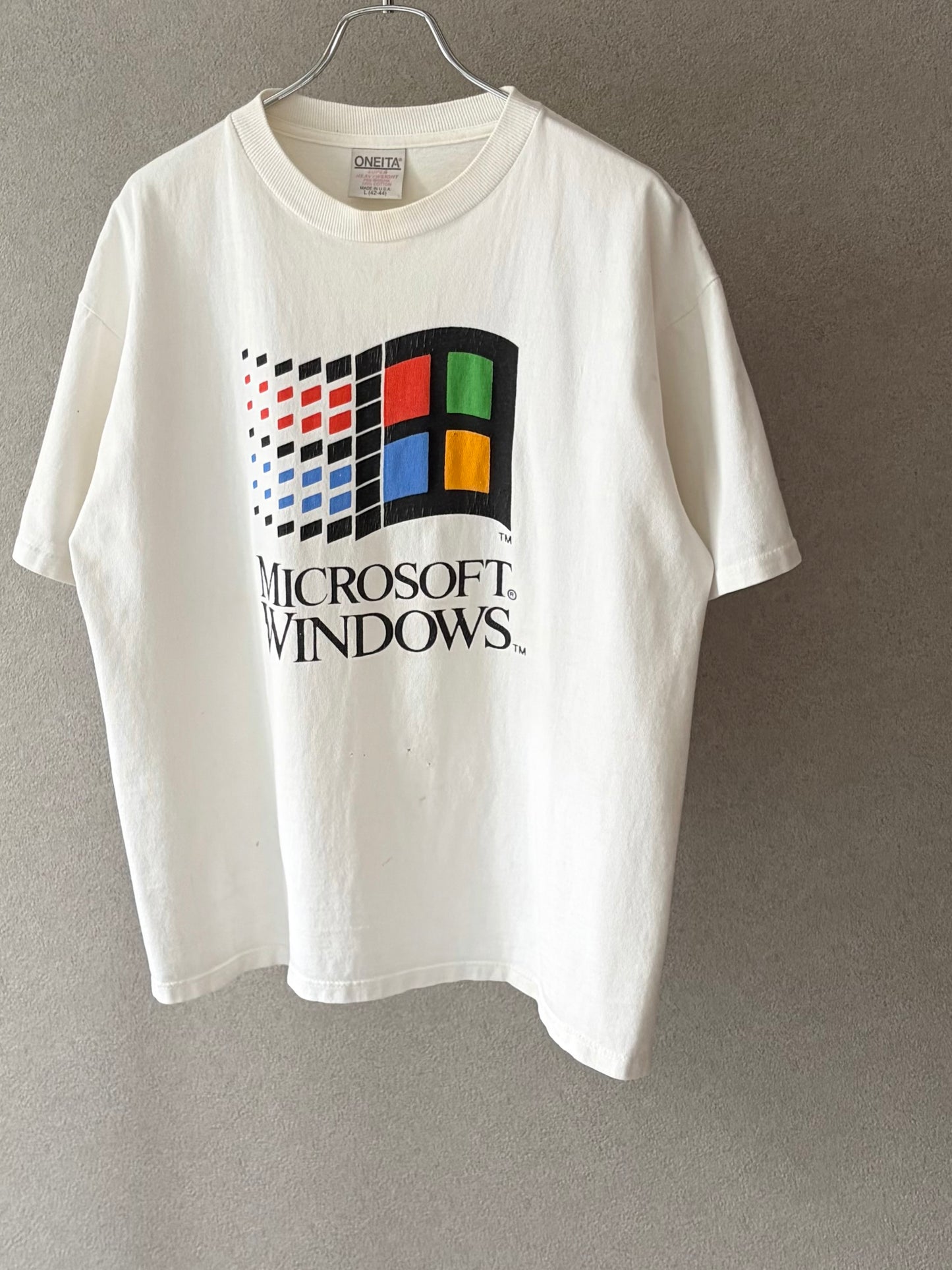90's Microsoft Windows print t-shirt "Made in USA"