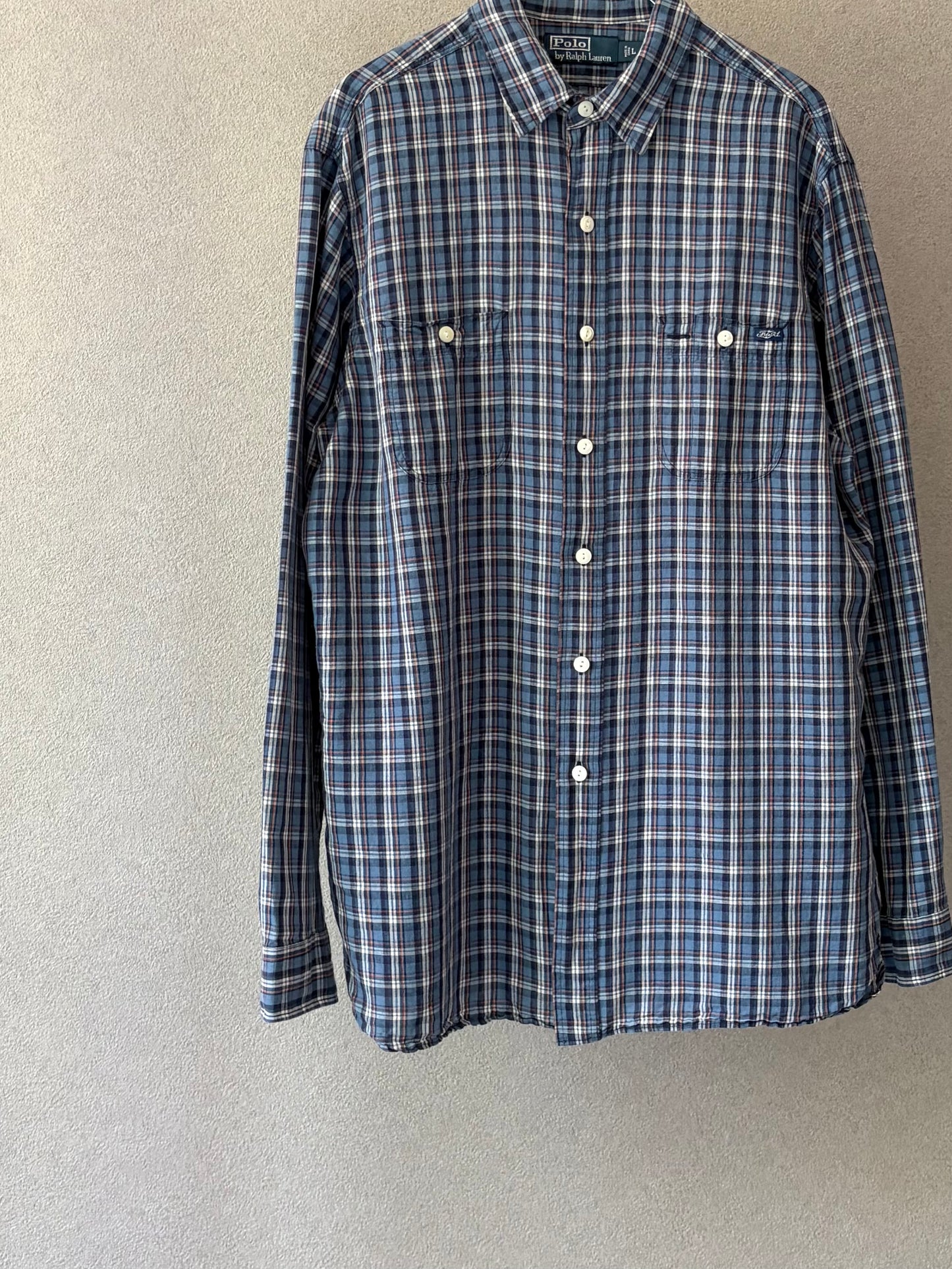 00's Polo Ralph Lauren linen work shirt