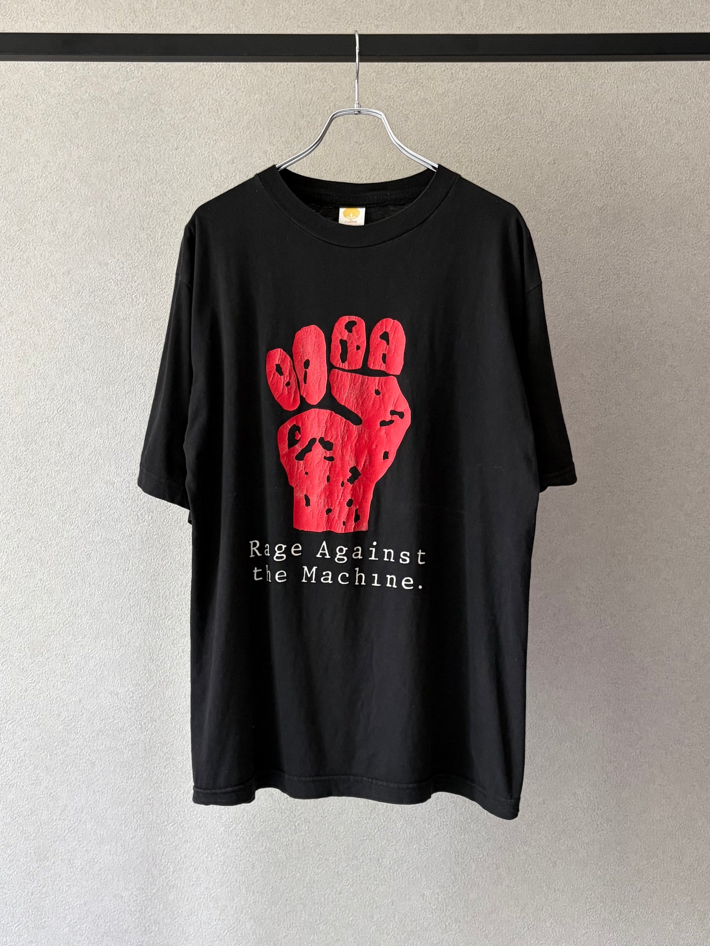 90's〜 RAGE AGAINST THE MACHINE music t-shirt