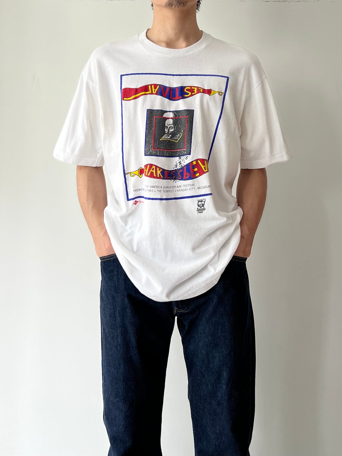 90's SHAKESPEARE FESTIVAL t-shirt "Made in USA"