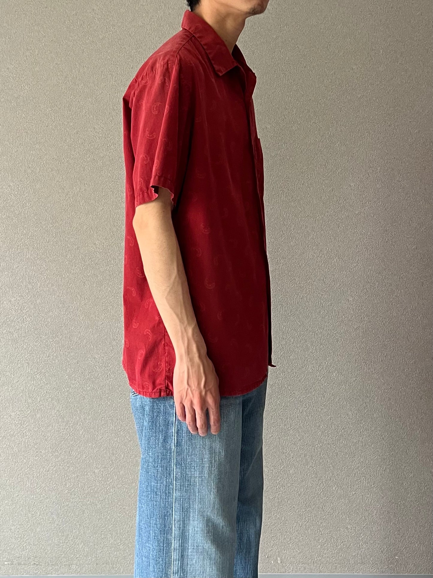 90's〜 C.P. COMPANY open collar shirt "Made in ITALY"