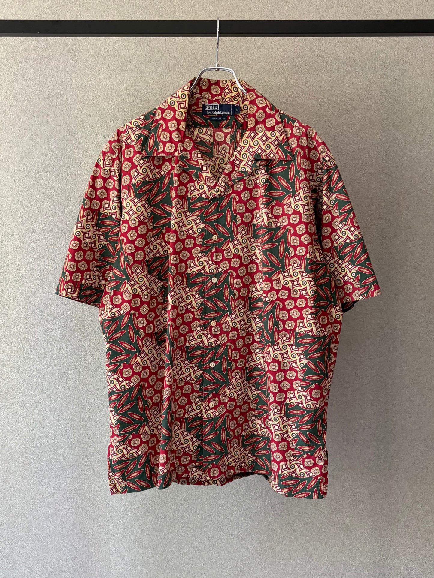 80's〜 Polo Ralph Lauren open collar shirt