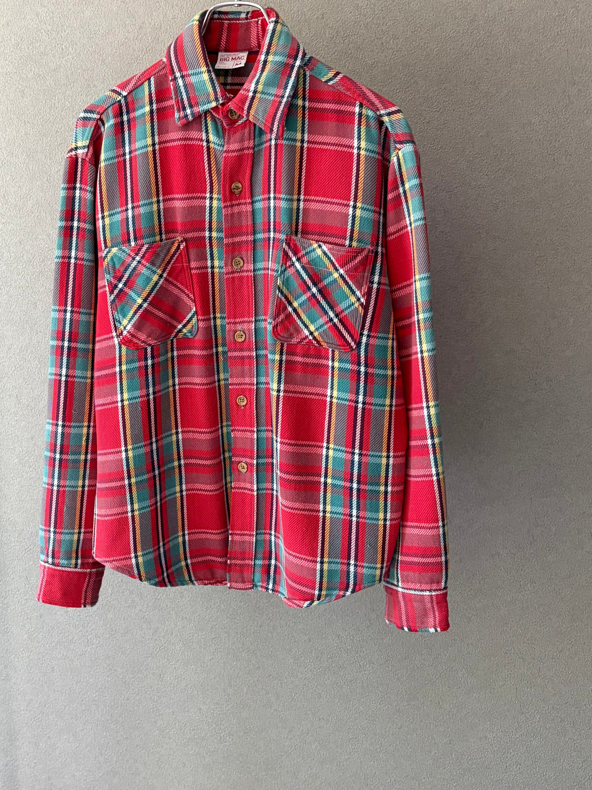 70's BIGMAC flannel shirt "Made in USA"